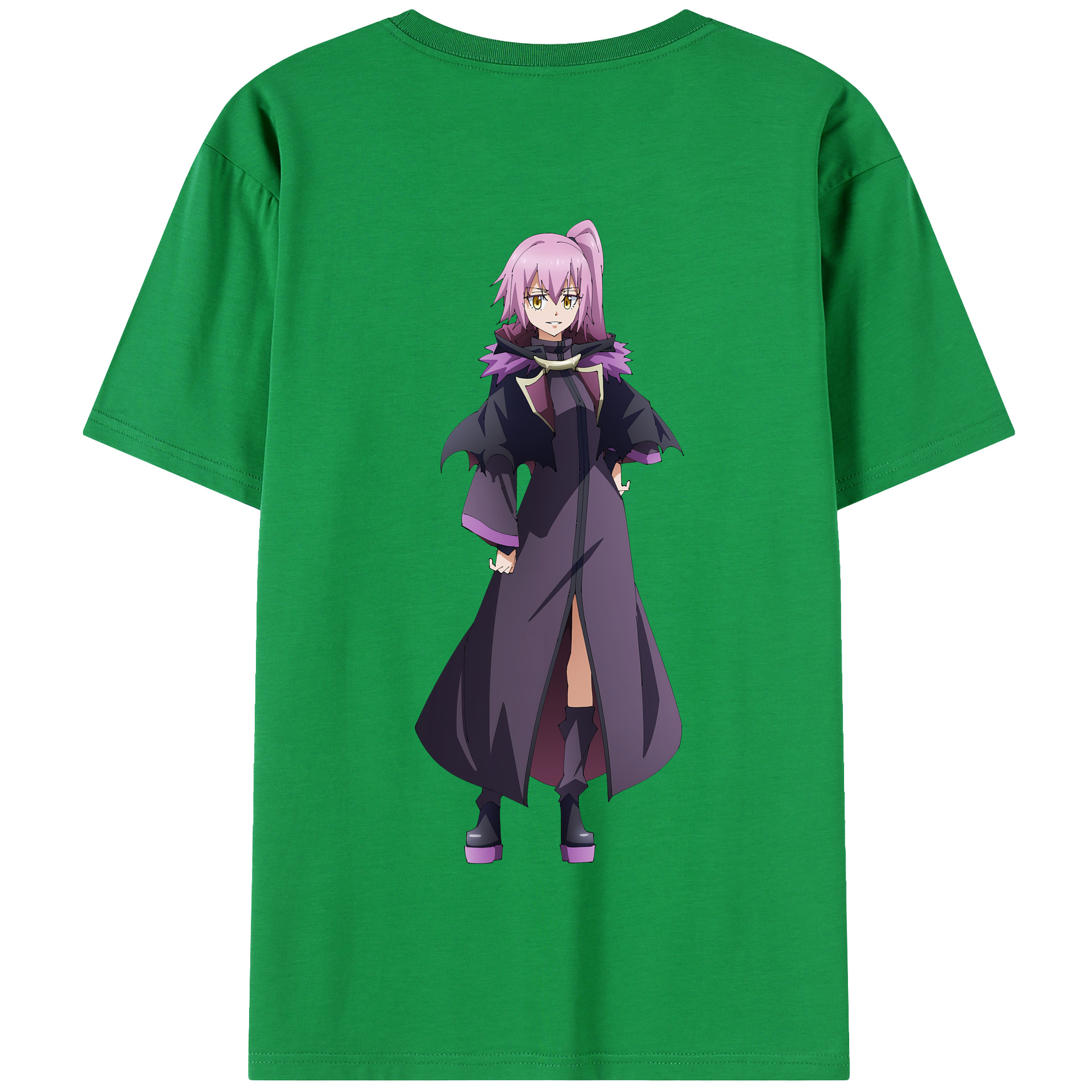 （画像用） 転スラ Regarding Reincarnated to Slime 綿100％半袖Tシャツ（背面プリント）