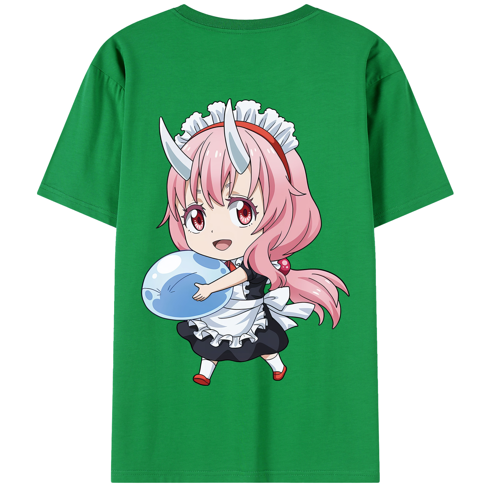 （画像用） 転スラ Regarding Reincarnated to Slime 綿100％半袖Tシャツ（背面プリント）