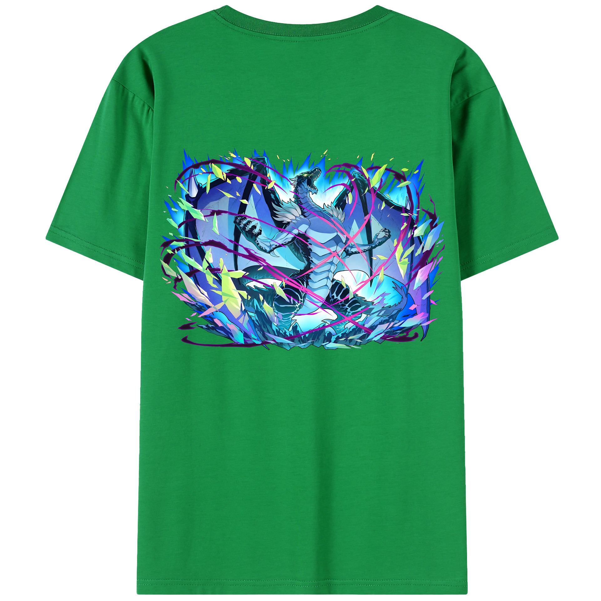 （画像用） 転スラ Regarding Reincarnated to Slime 綿100％半袖Tシャツ（背面プリント）
