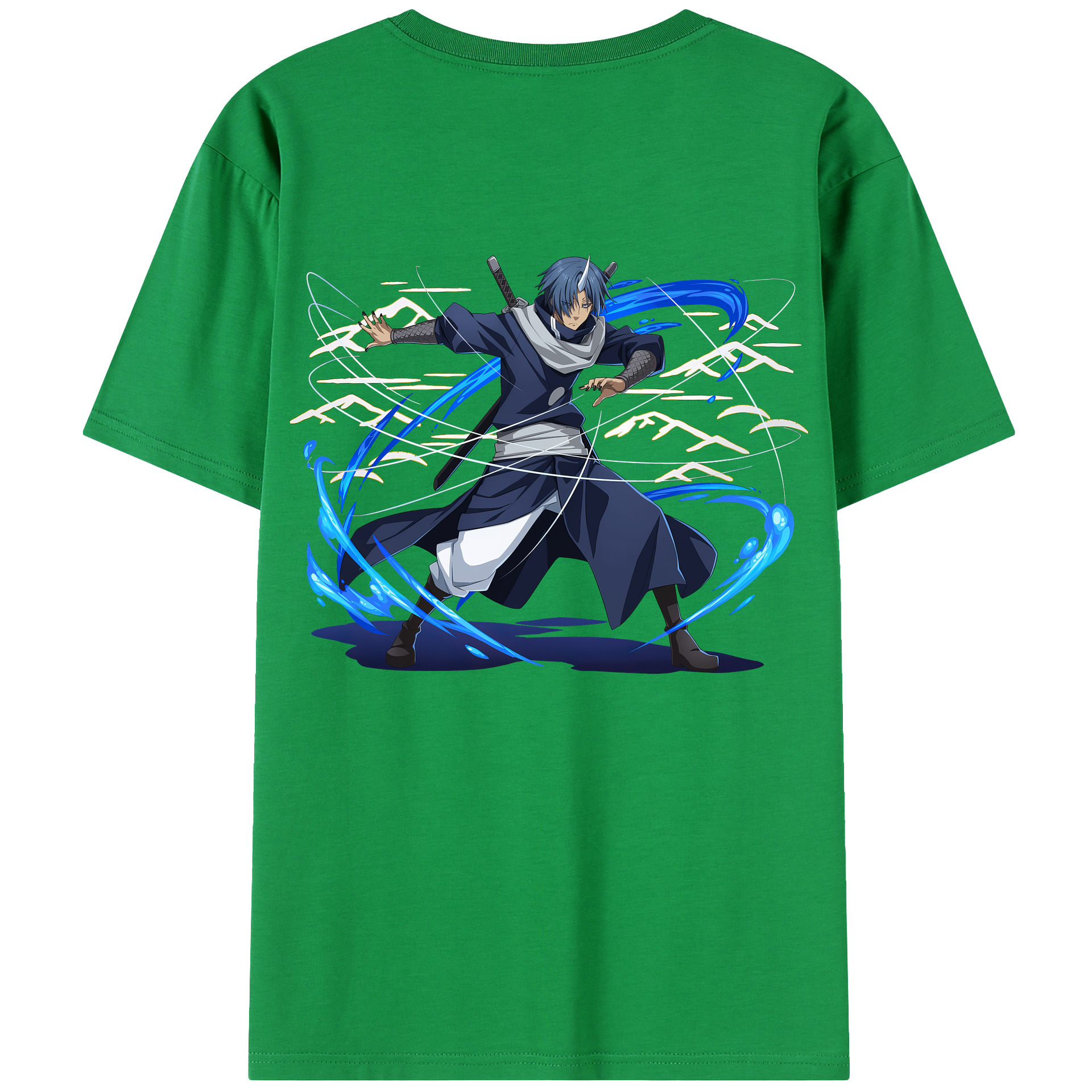 （画像用） 転スラ Regarding Reincarnated to Slime 綿100％半袖Tシャツ（背面プリント）