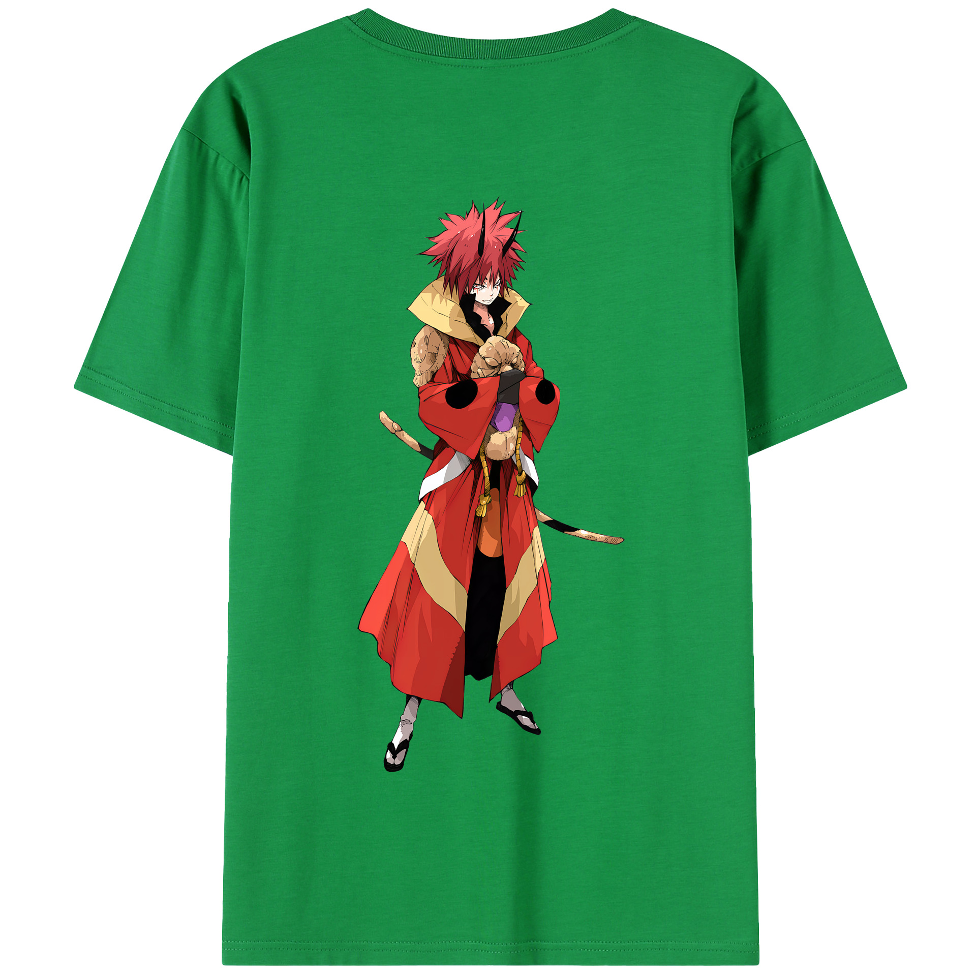 （画像用） 転スラ Regarding Reincarnated to Slime 綿100％半袖Tシャツ（背面プリント）
