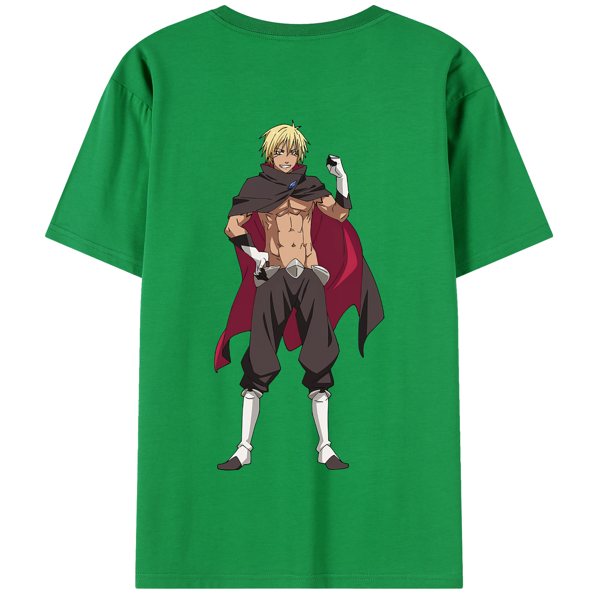（画像用） 転スラ Regarding Reincarnated to Slime 綿100％半袖Tシャツ（背面プリント）