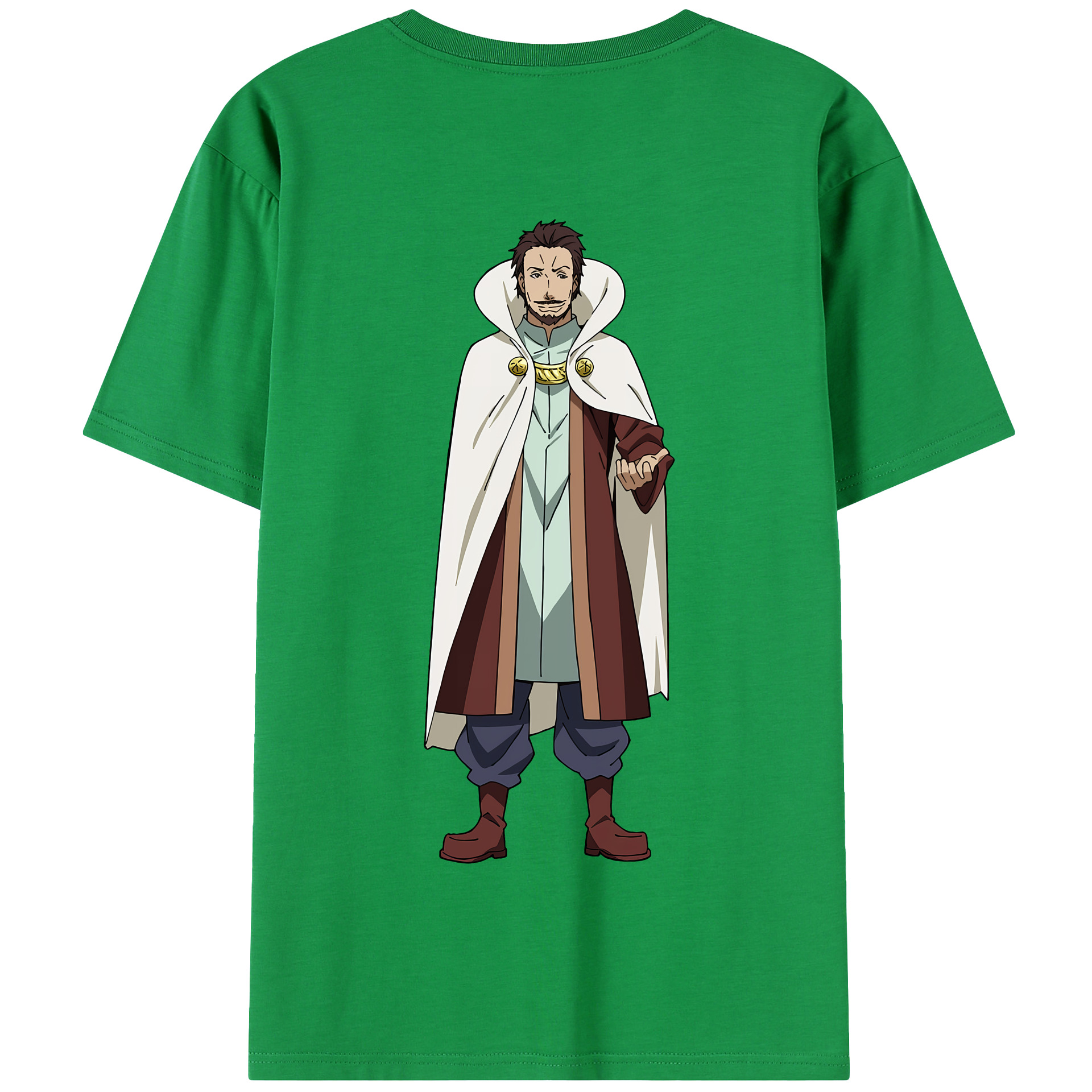 （画像用） 転スラ Regarding Reincarnated to Slime 綿100％半袖Tシャツ（背面プリント）