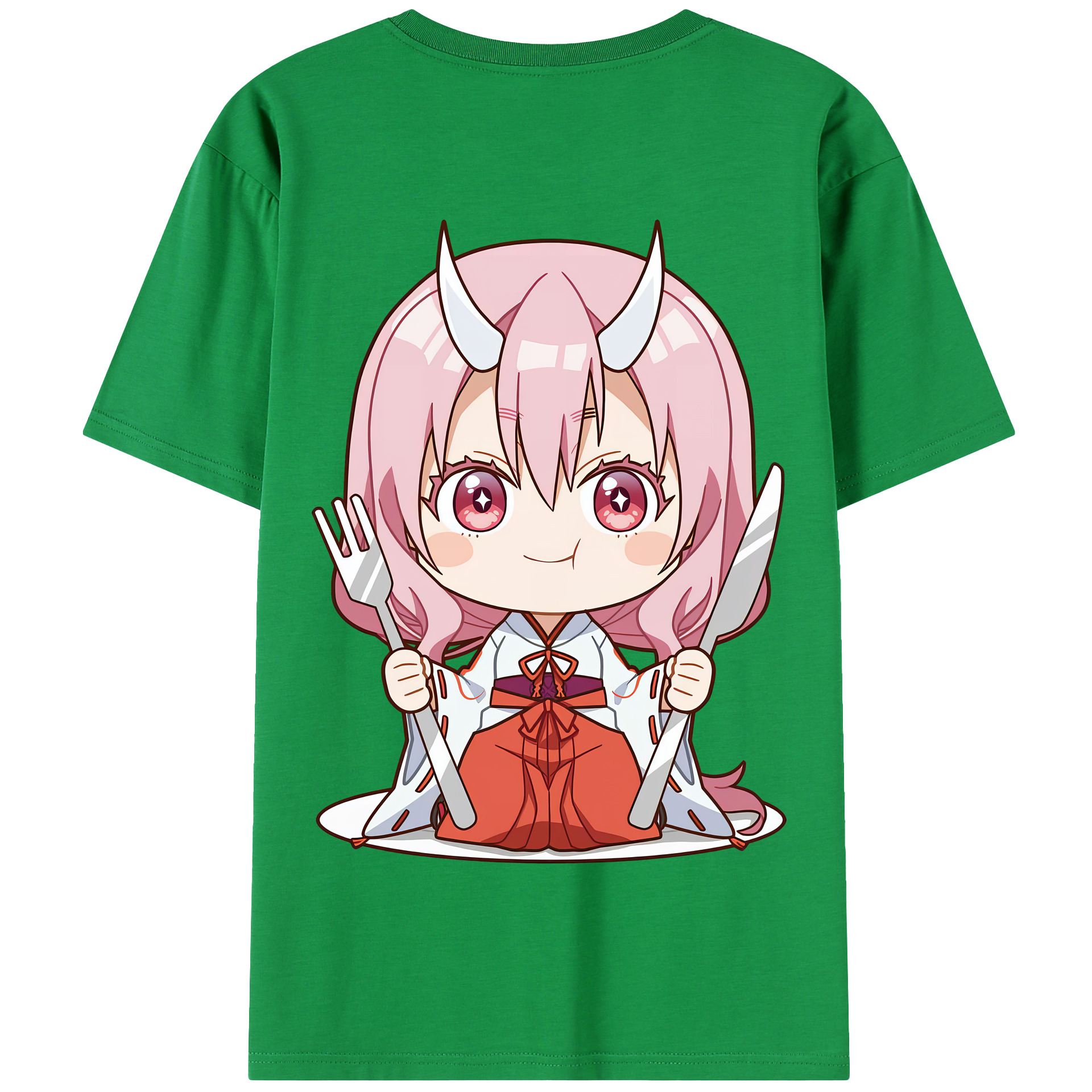 （画像用） 転スラ Regarding Reincarnated to Slime 綿100％半袖Tシャツ（背面プリント）