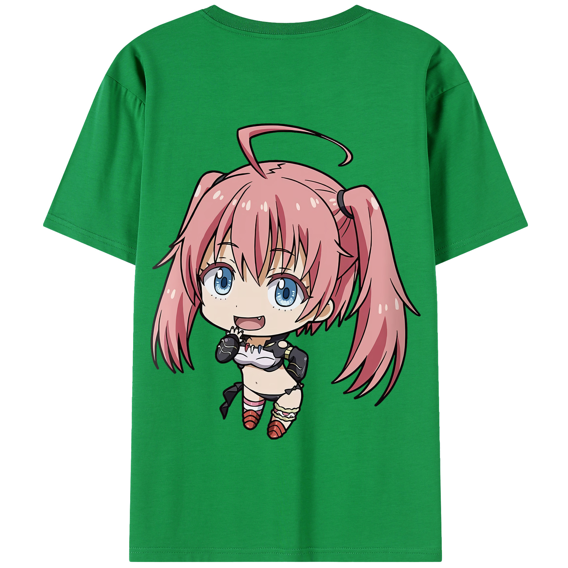 （画像用） 転スラ Regarding Reincarnated to Slime 綿100％半袖Tシャツ（背面プリント）