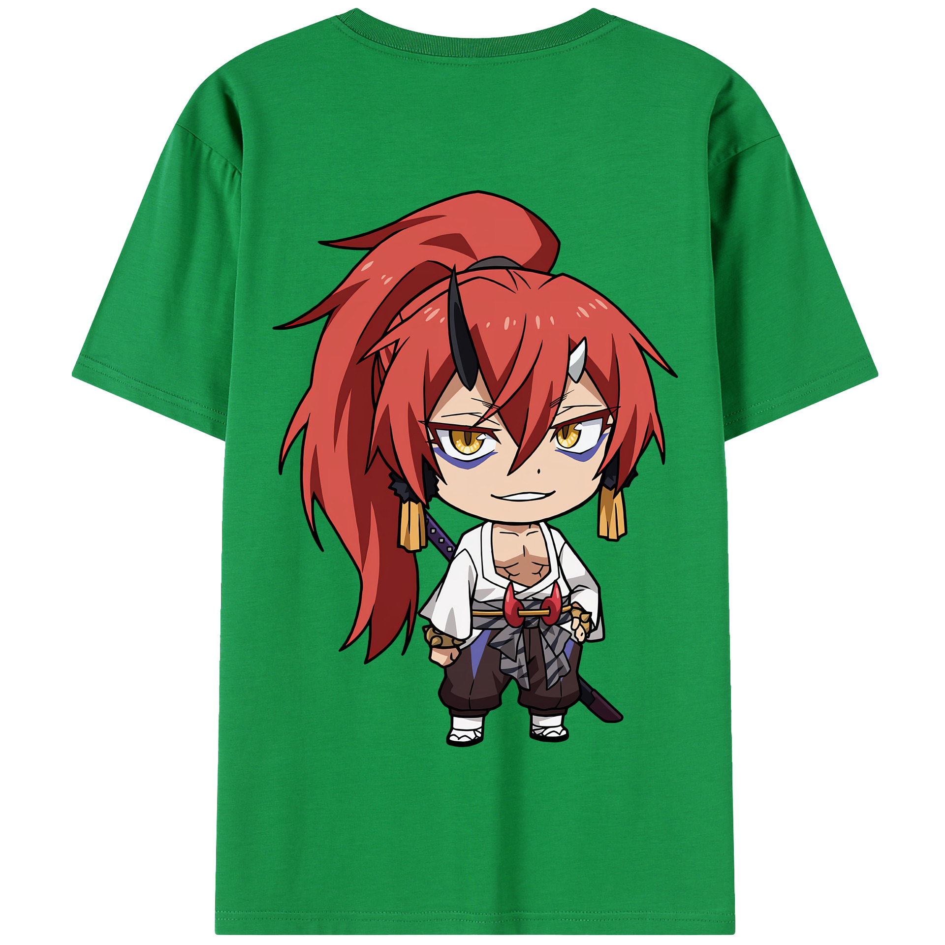 （画像用） 転スラ Regarding Reincarnated to Slime 綿100％半袖Tシャツ（背面プリント）