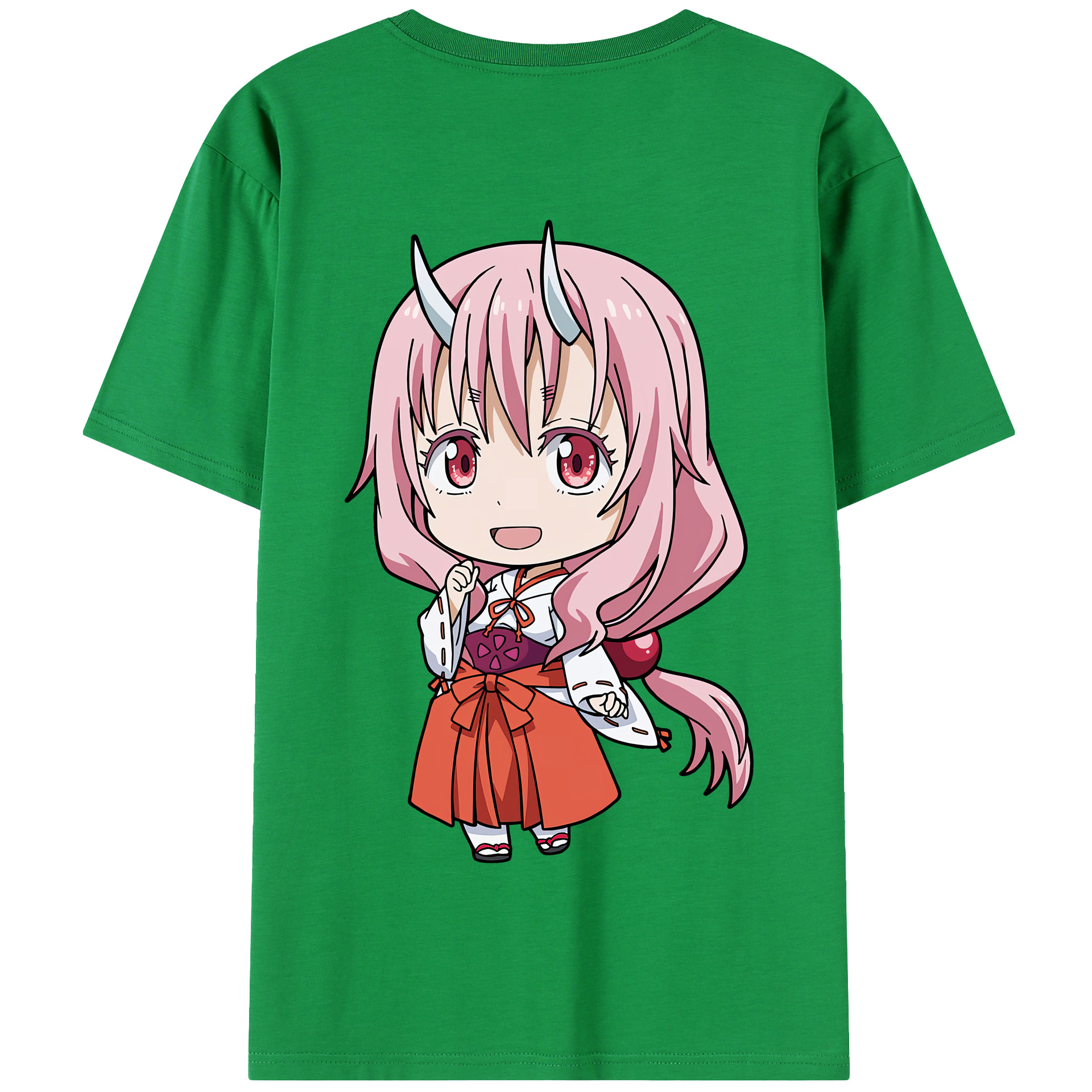 （画像用） 転スラ Regarding Reincarnated to Slime 綿100％半袖Tシャツ（背面プリント）