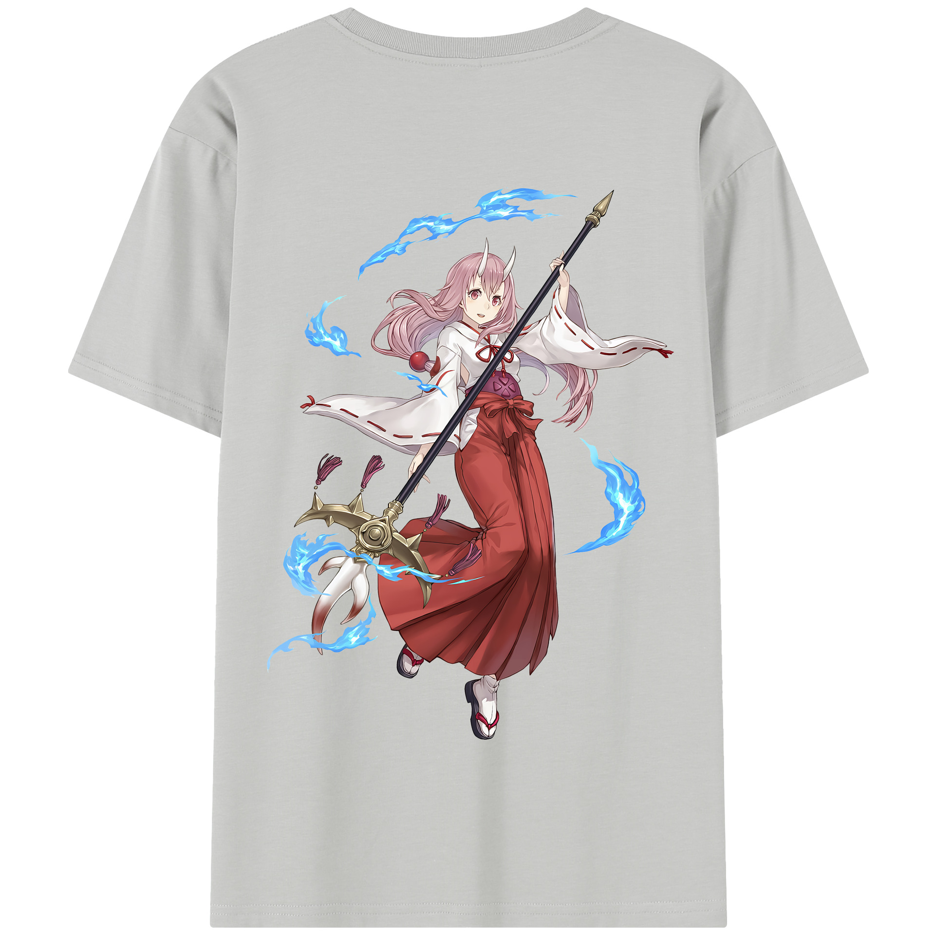 （画像用） 転スラ Regarding Reincarnated to Slime 綿100％半袖Tシャツ（背面プリント）
