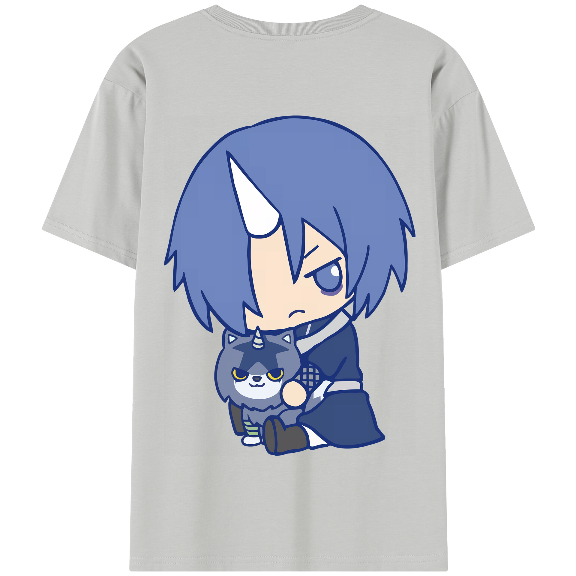 （画像用） 転スラ Regarding Reincarnated to Slime 綿100％半袖Tシャツ（背面プリント）