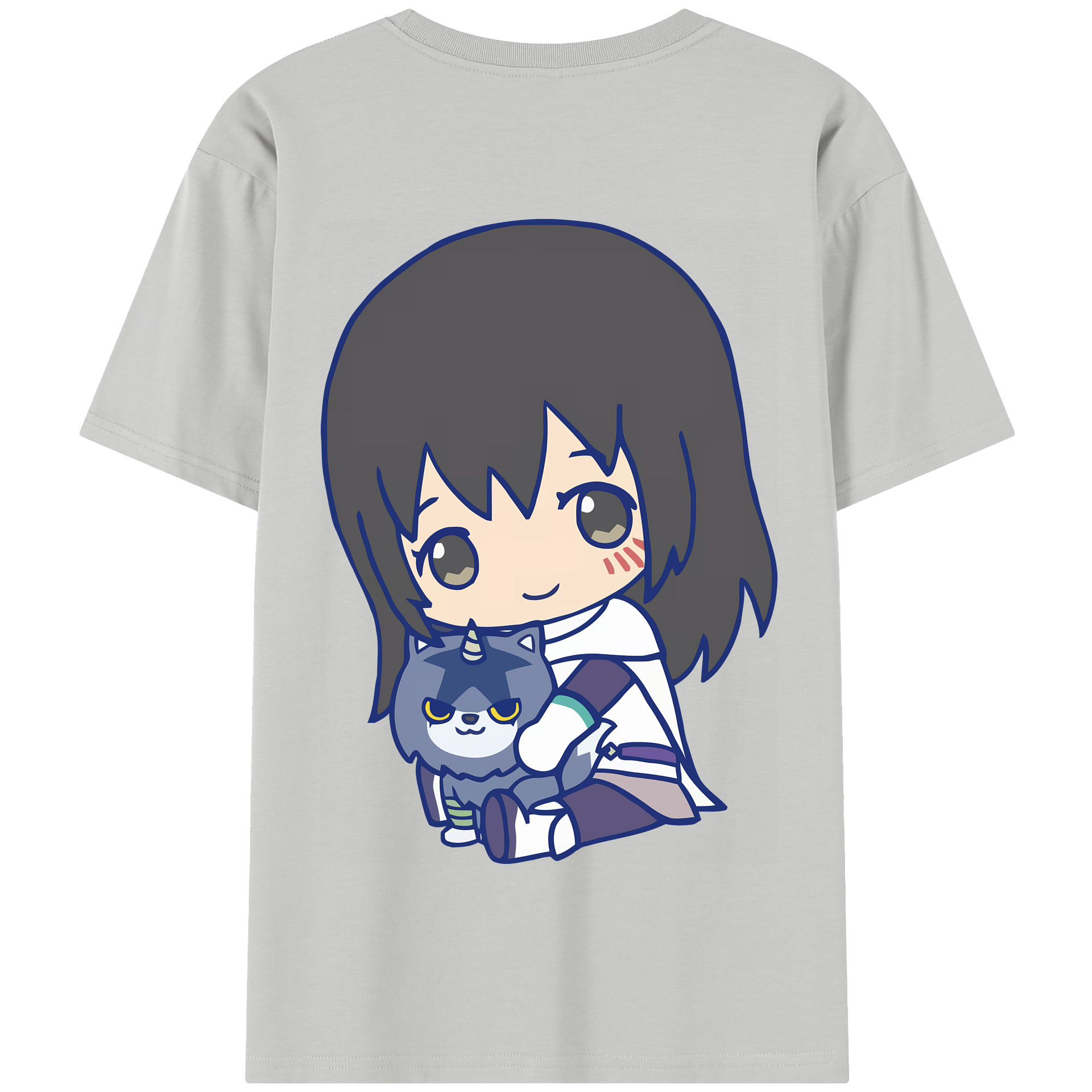 （画像用） 転スラ Regarding Reincarnated to Slime 綿100％半袖Tシャツ（背面プリント）
