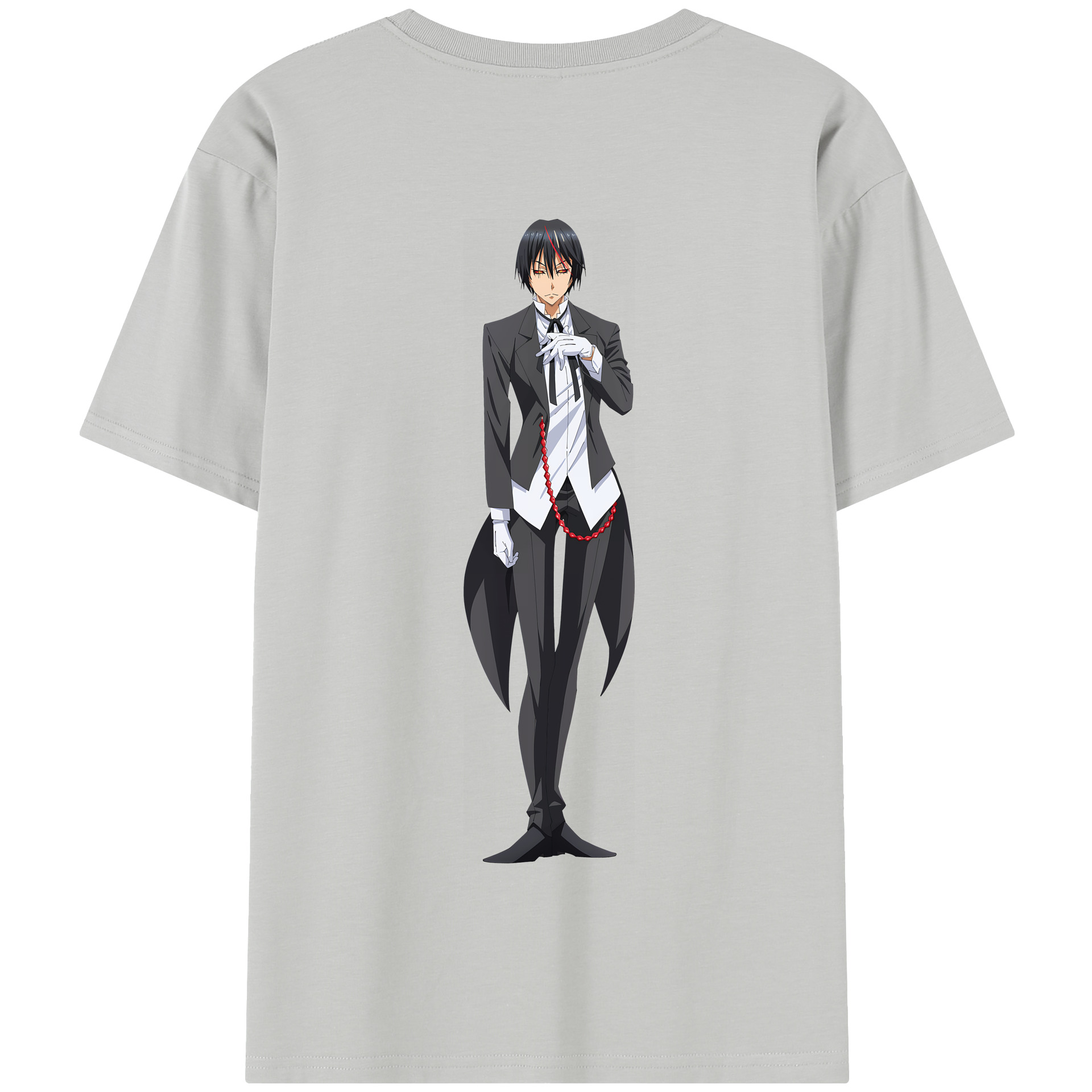 （画像用） 転スラ Regarding Reincarnated to Slime 綿100％半袖Tシャツ（背面プリント）