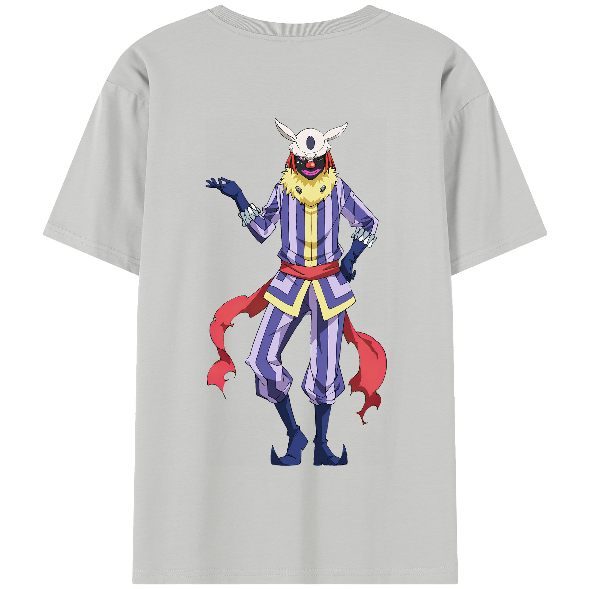 （画像用） 転スラ Regarding Reincarnated to Slime 綿100％半袖Tシャツ（背面プリント）