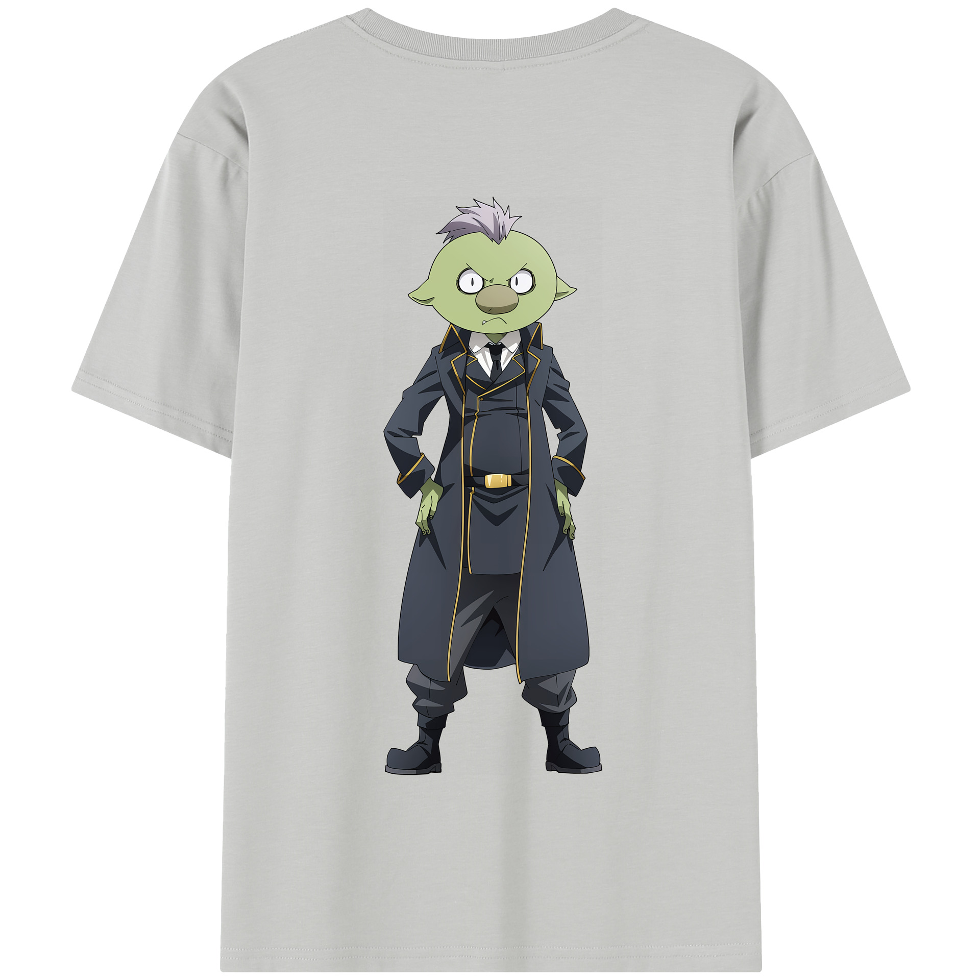 （画像用） 転スラ Regarding Reincarnated to Slime 綿100％半袖Tシャツ（背面プリント）