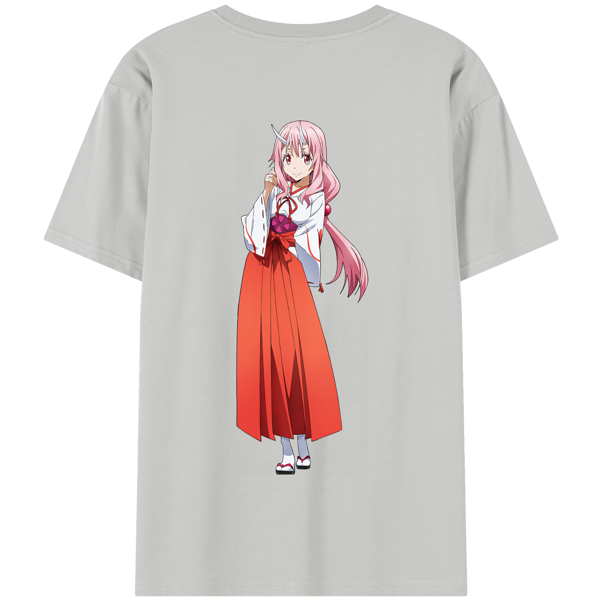 （画像用） 転スラ Regarding Reincarnated to Slime 綿100％半袖Tシャツ（背面プリント）
