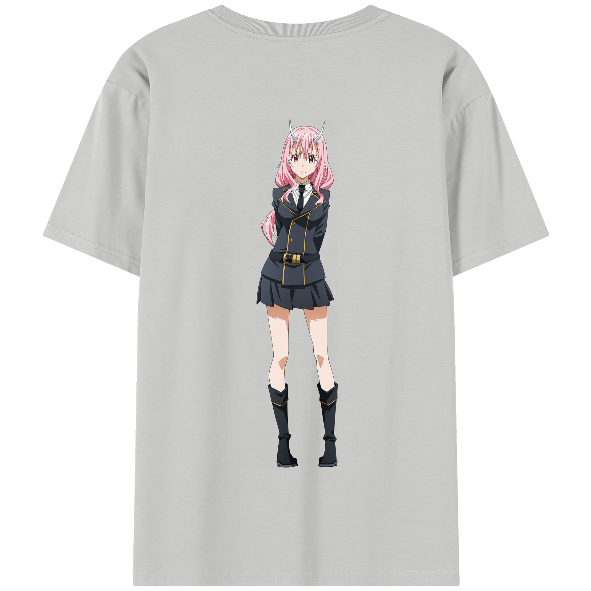 （画像用） 転スラ Regarding Reincarnated to Slime 綿100％半袖Tシャツ（背面プリント）