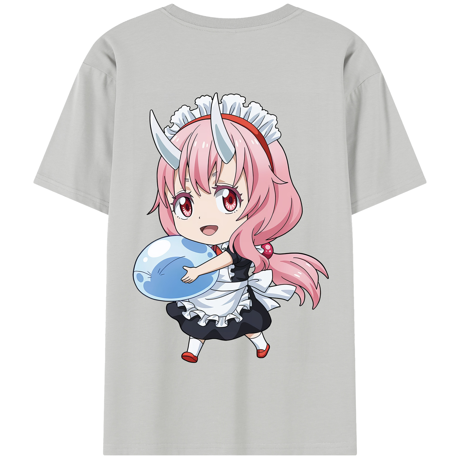 （画像用） 転スラ Regarding Reincarnated to Slime 綿100％半袖Tシャツ（背面プリント）