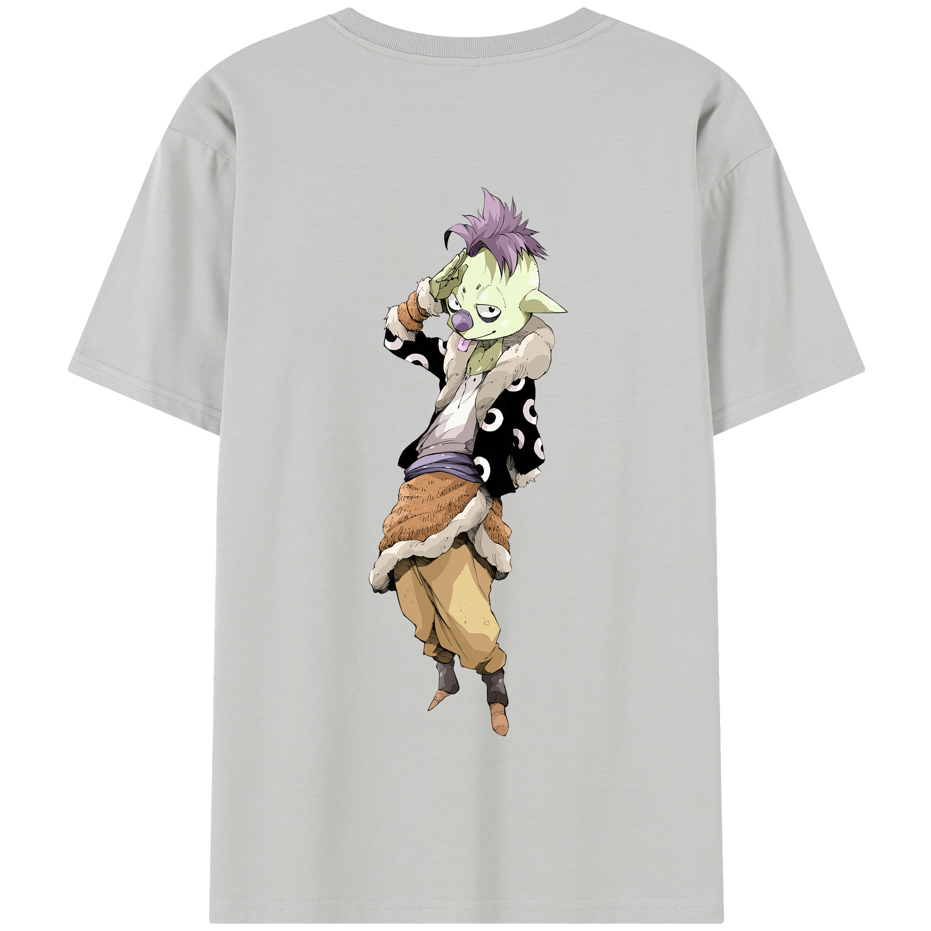 （画像用） 転スラ Regarding Reincarnated to Slime 綿100％半袖Tシャツ（背面プリント）