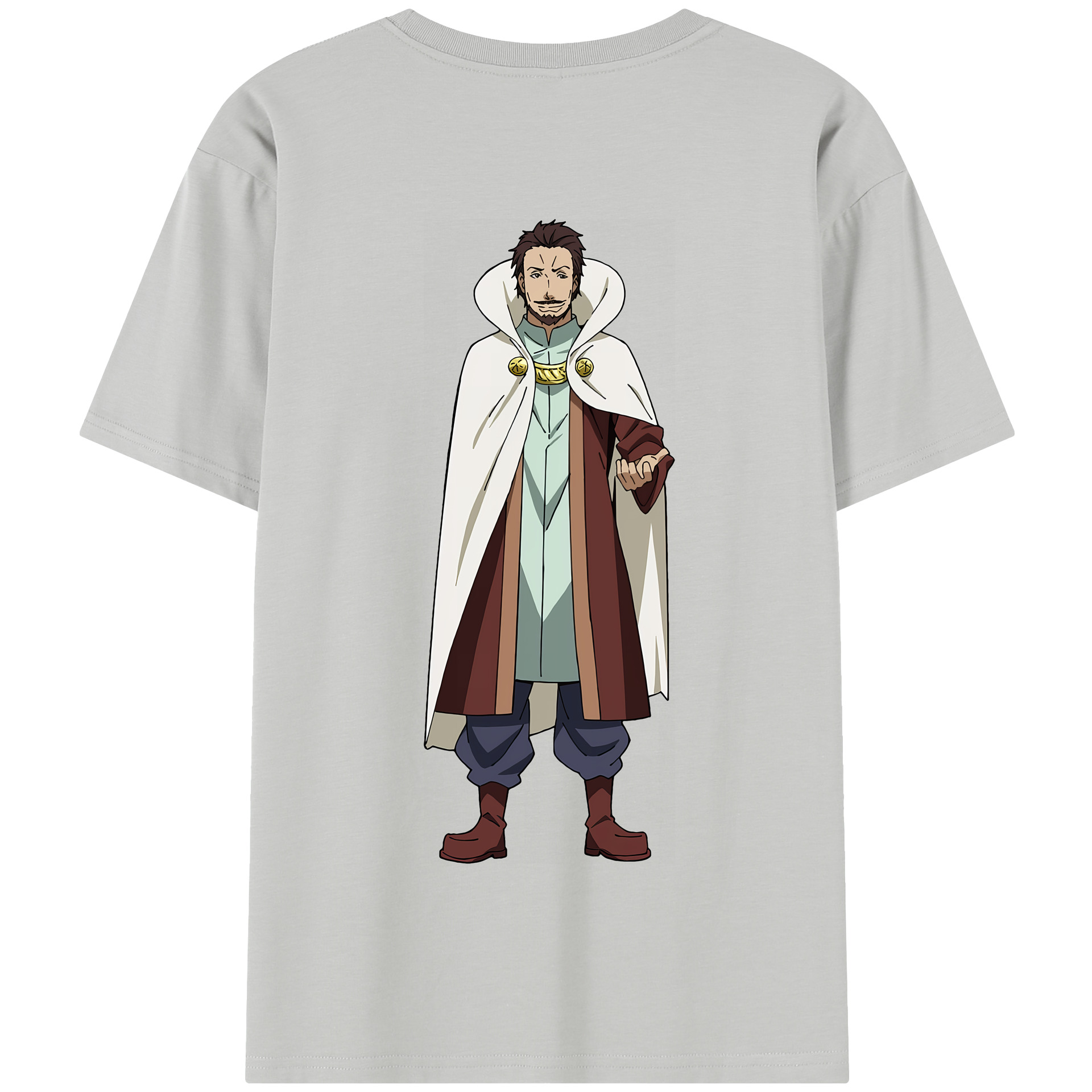 （画像用） 転スラ Regarding Reincarnated to Slime 綿100％半袖Tシャツ（背面プリント）