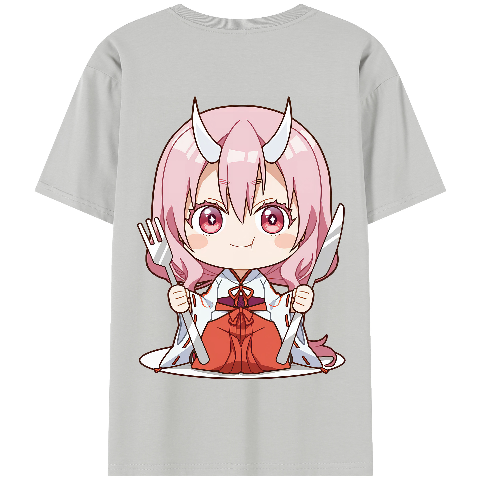（画像用） 転スラ Regarding Reincarnated to Slime 綿100％半袖Tシャツ（背面プリント）
