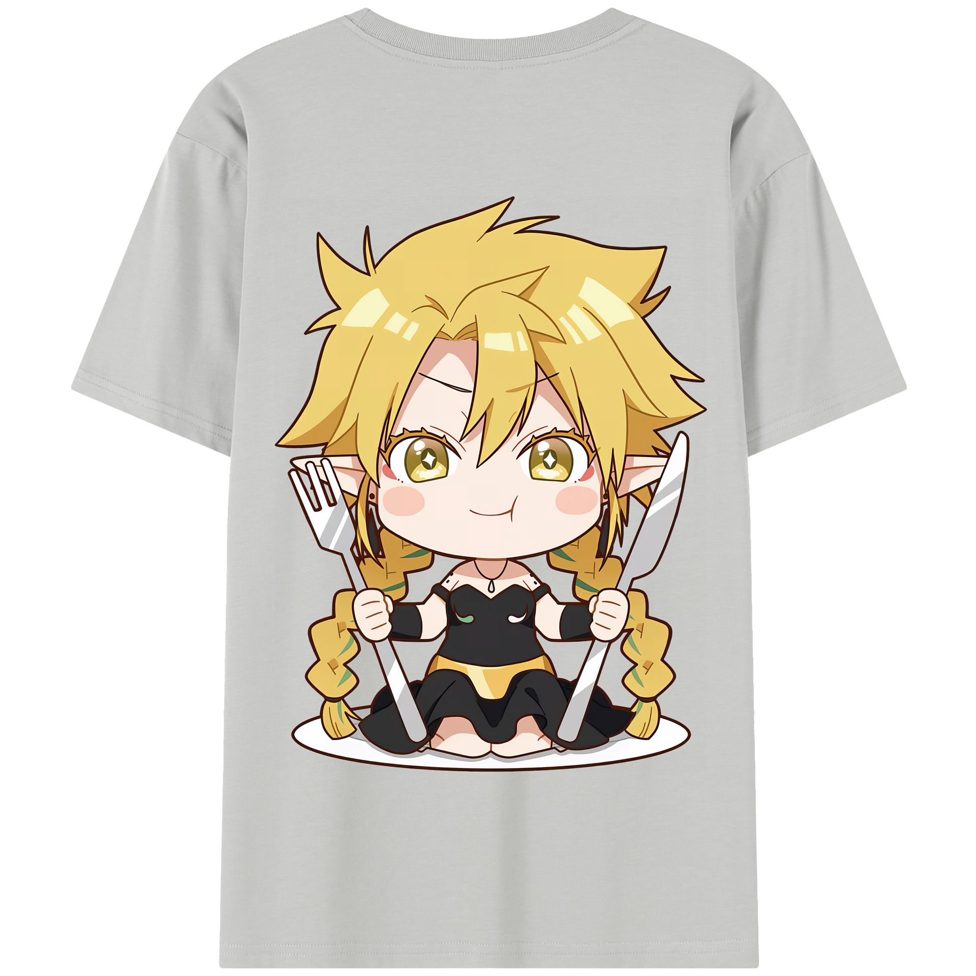 （画像用） 転スラ Regarding Reincarnated to Slime 綿100％半袖Tシャツ（背面プリント）