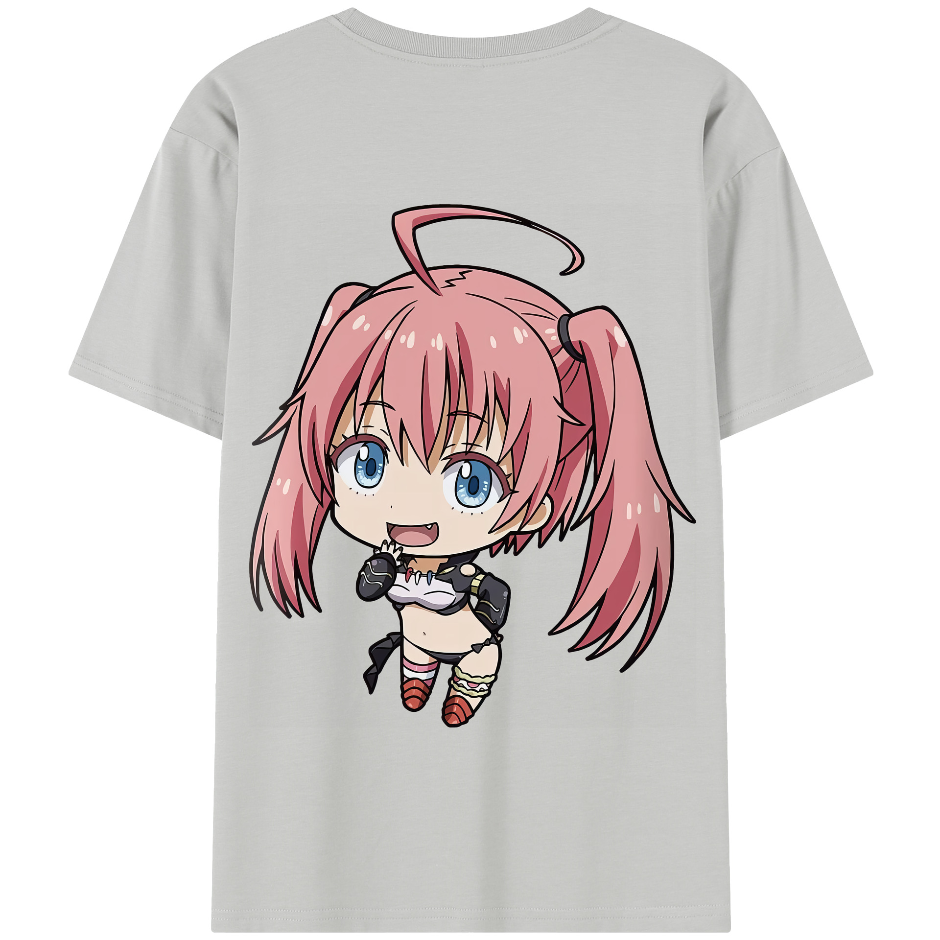 （画像用） 転スラ Regarding Reincarnated to Slime 綿100％半袖Tシャツ（背面プリント）