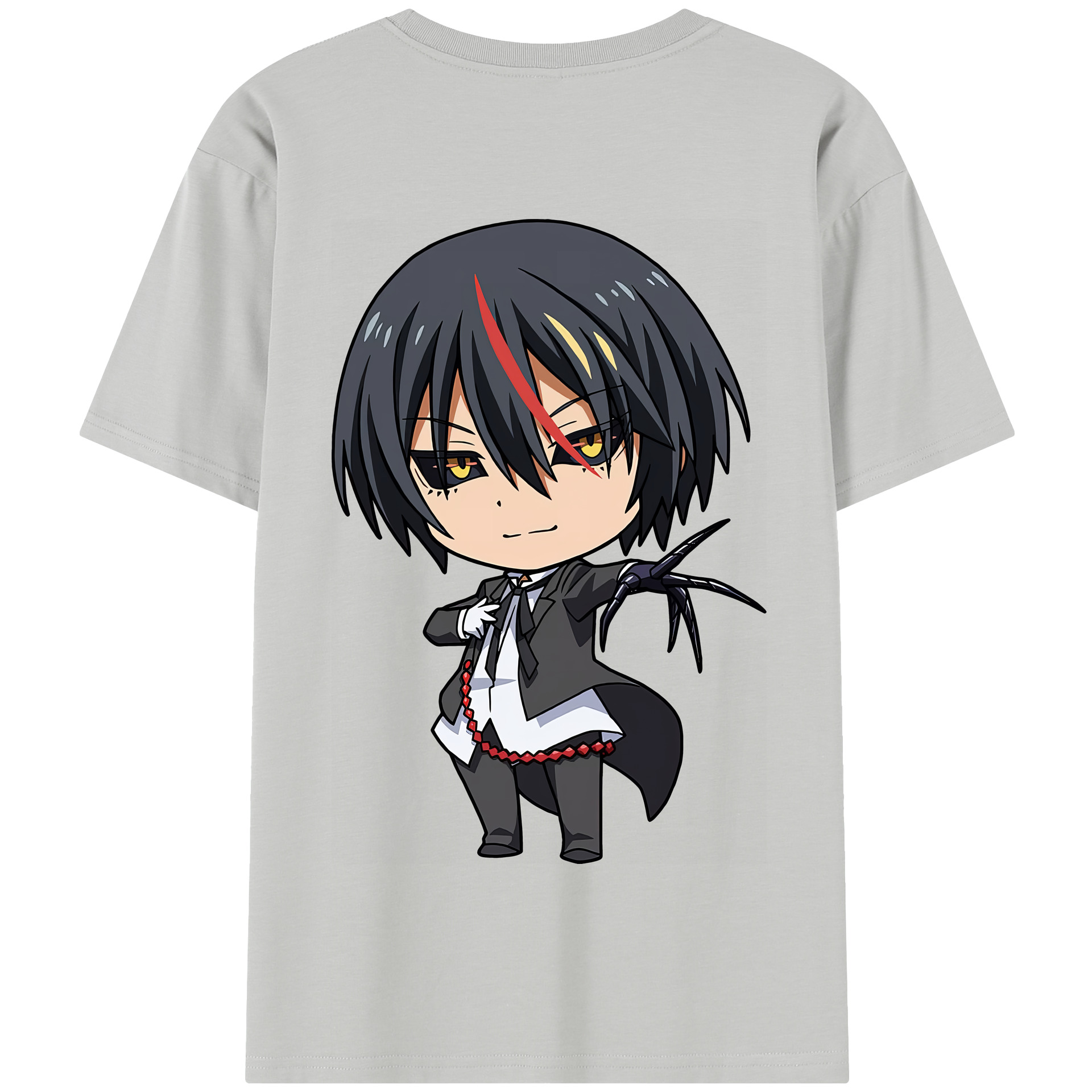 （画像用） 転スラ Regarding Reincarnated to Slime 綿100％半袖Tシャツ（背面プリント）