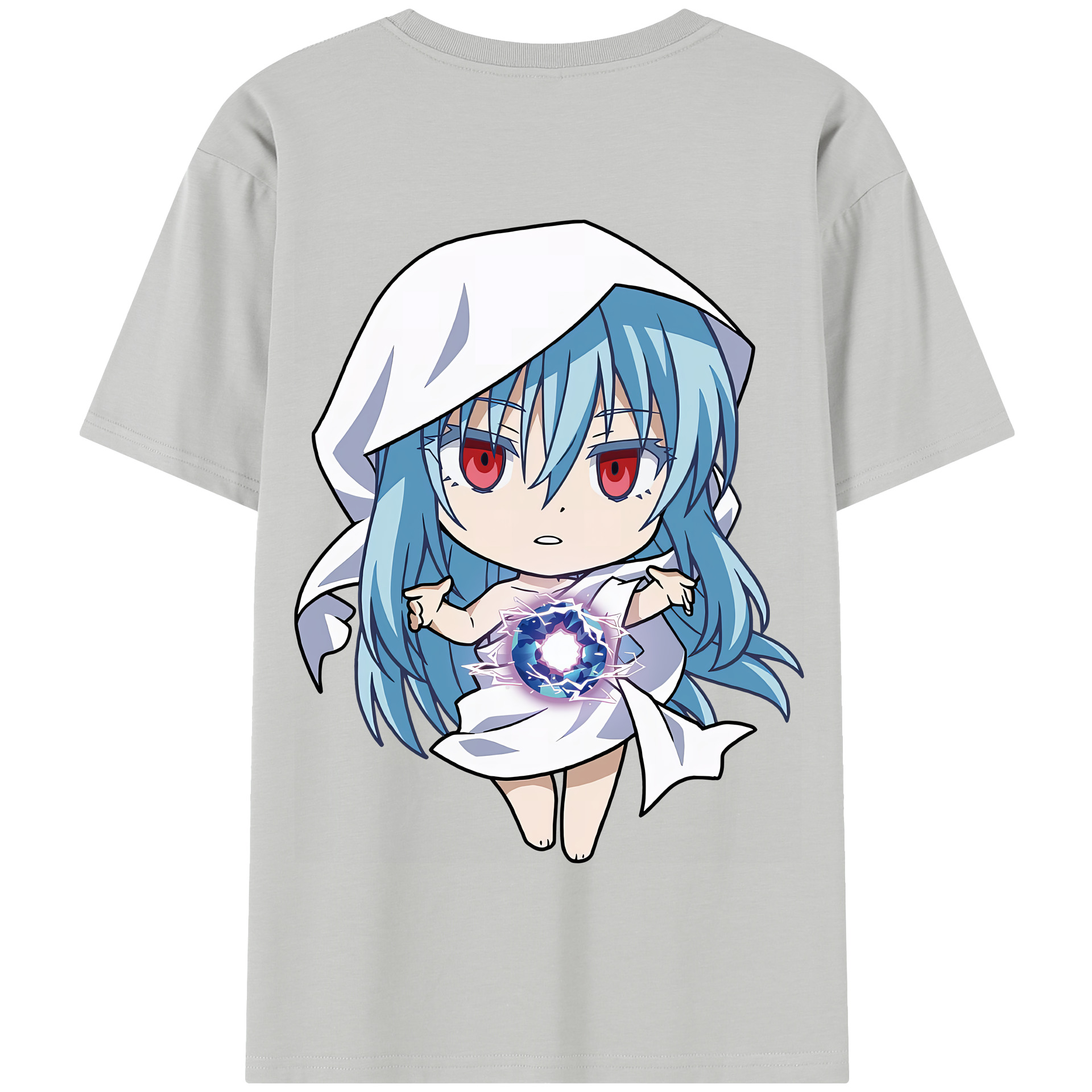 （画像用） 転スラ Regarding Reincarnated to Slime 綿100％半袖Tシャツ（背面プリント）