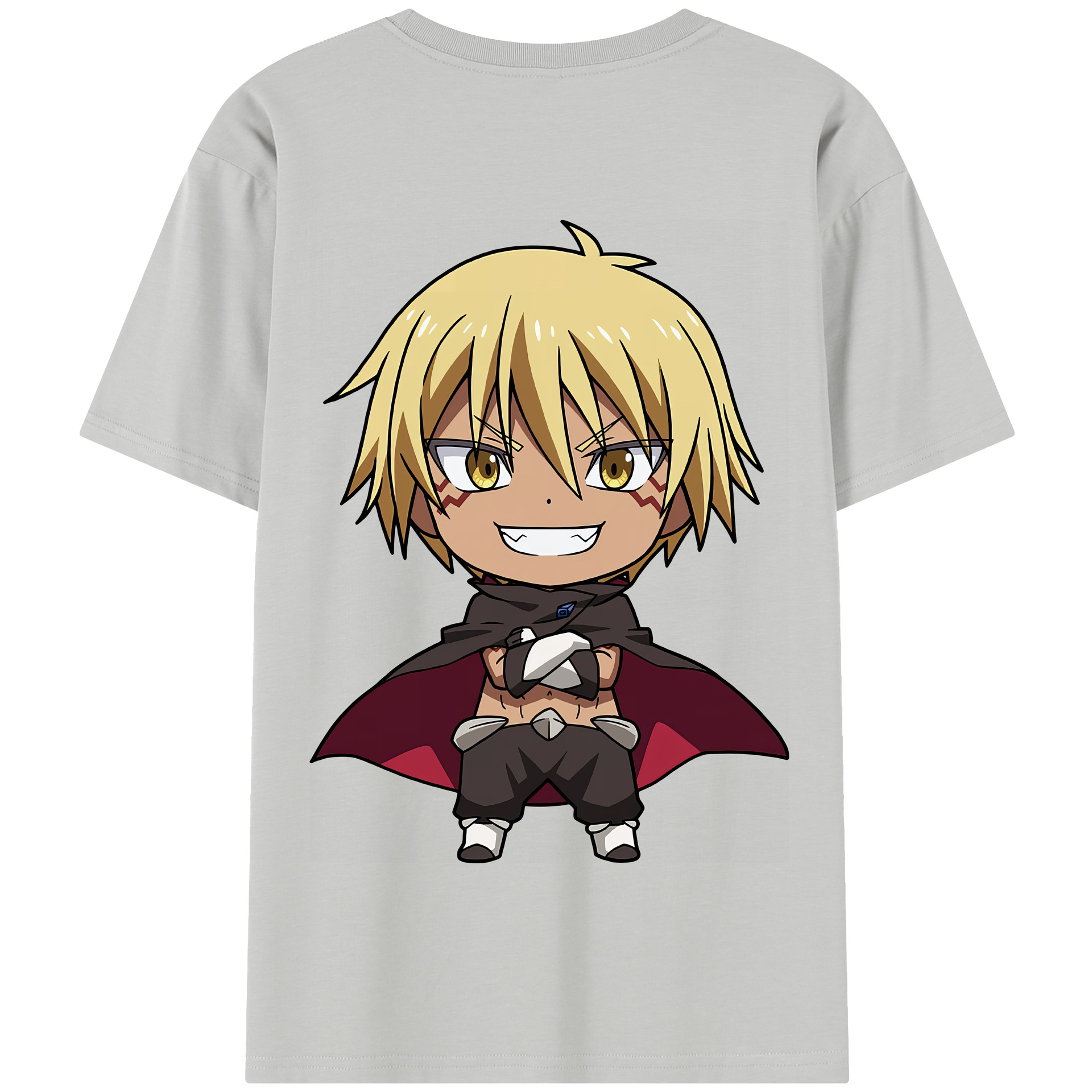 （画像用） 転スラ Regarding Reincarnated to Slime 綿100％半袖Tシャツ（背面プリント）