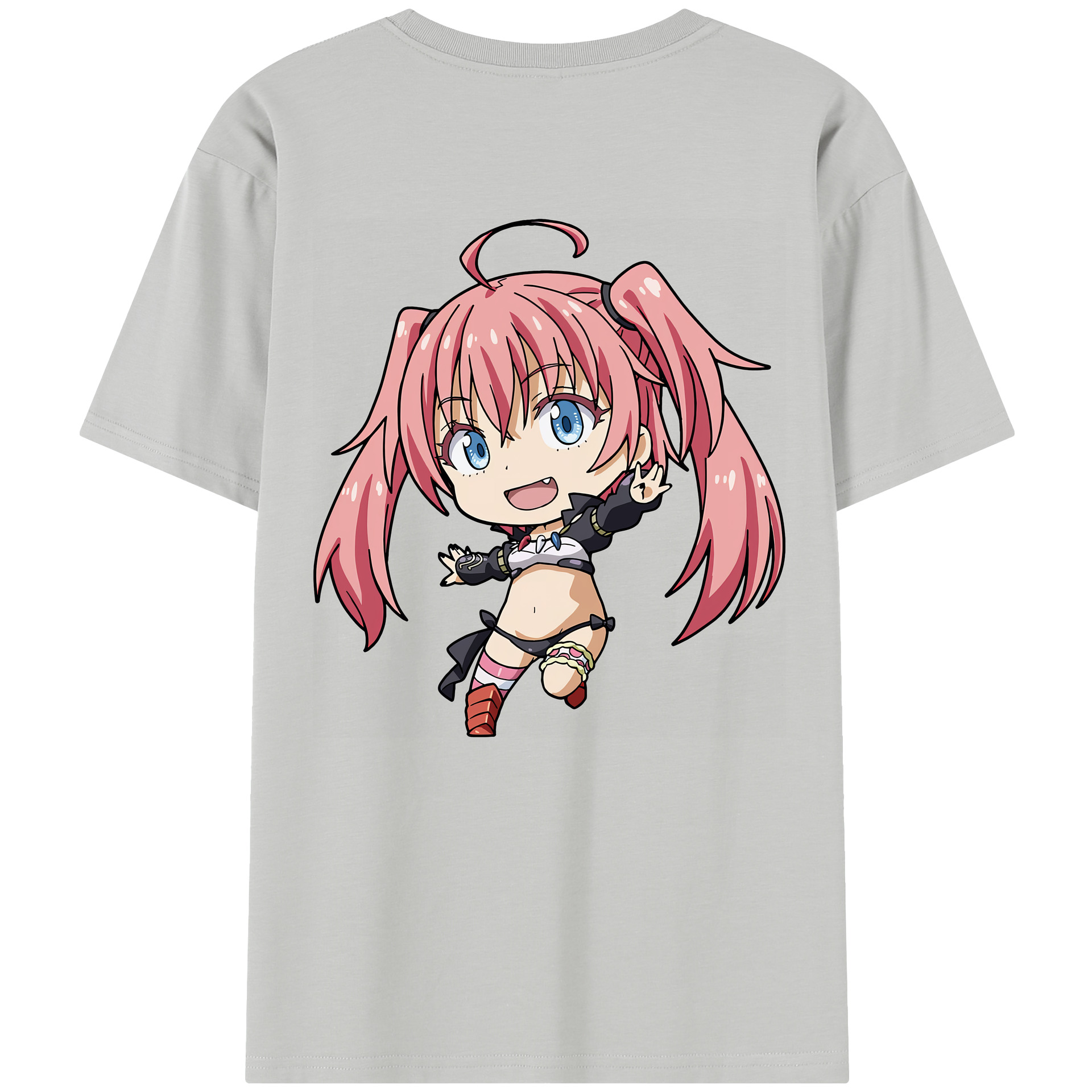 （画像用） 転スラ Regarding Reincarnated to Slime 綿100％半袖Tシャツ（背面プリント）
