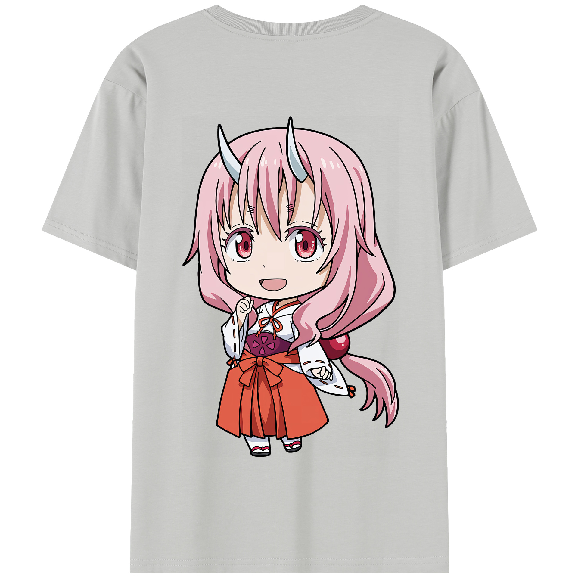 （画像用） 転スラ Regarding Reincarnated to Slime 綿100％半袖Tシャツ（背面プリント）