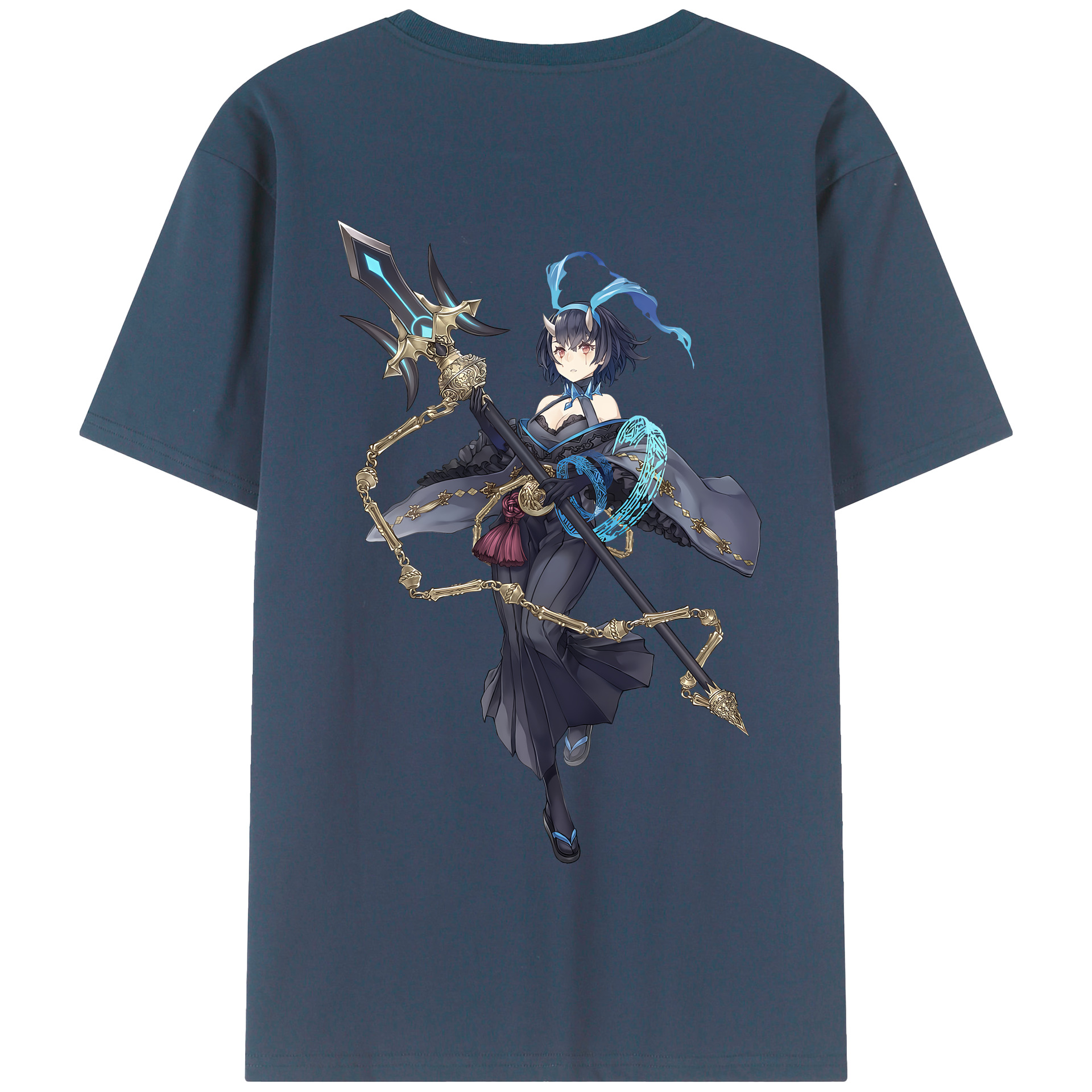 （画像用） 転スラ Regarding Reincarnated to Slime 綿100％半袖Tシャツ（背面プリント）