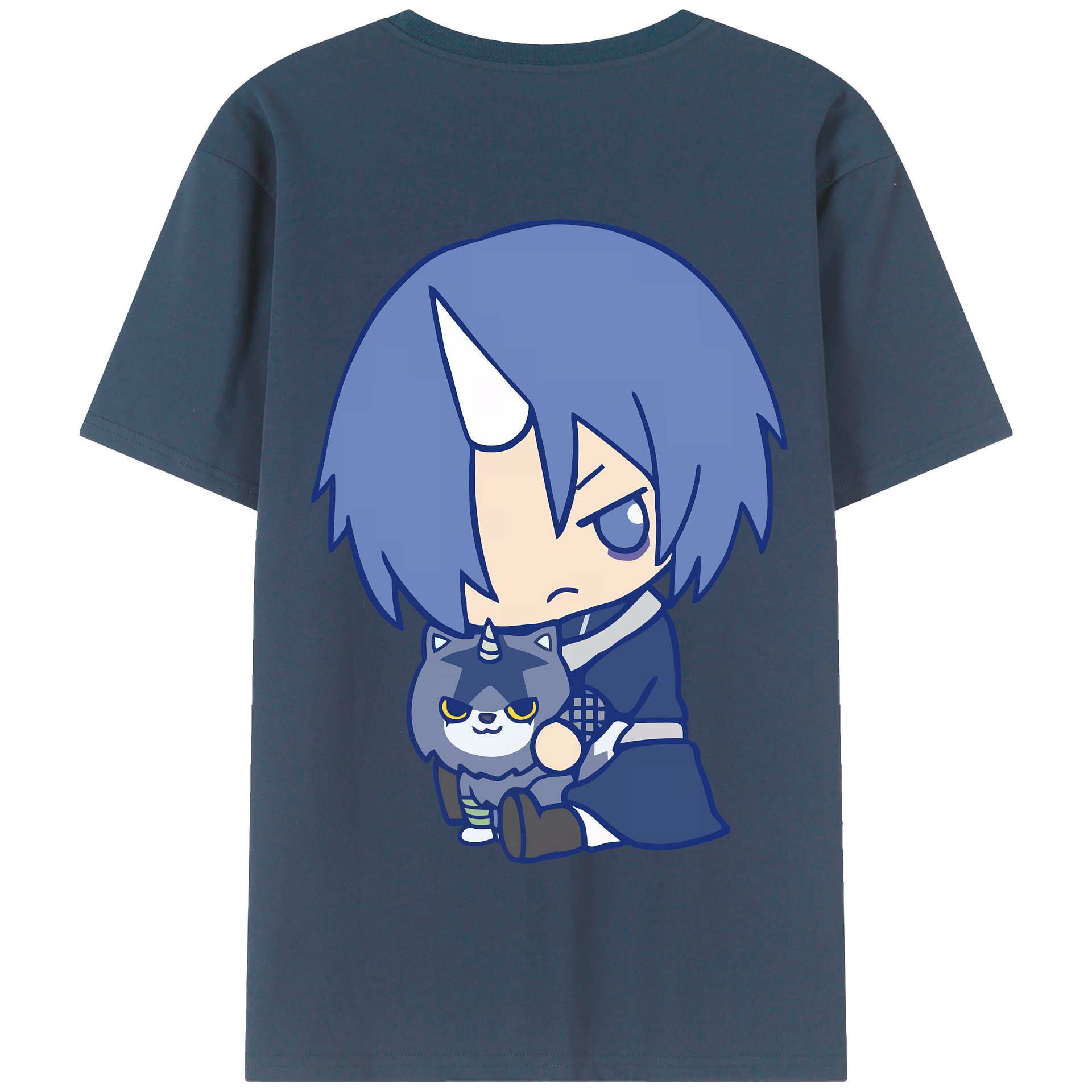 （画像用） 転スラ Regarding Reincarnated to Slime 綿100％半袖Tシャツ（背面プリント）