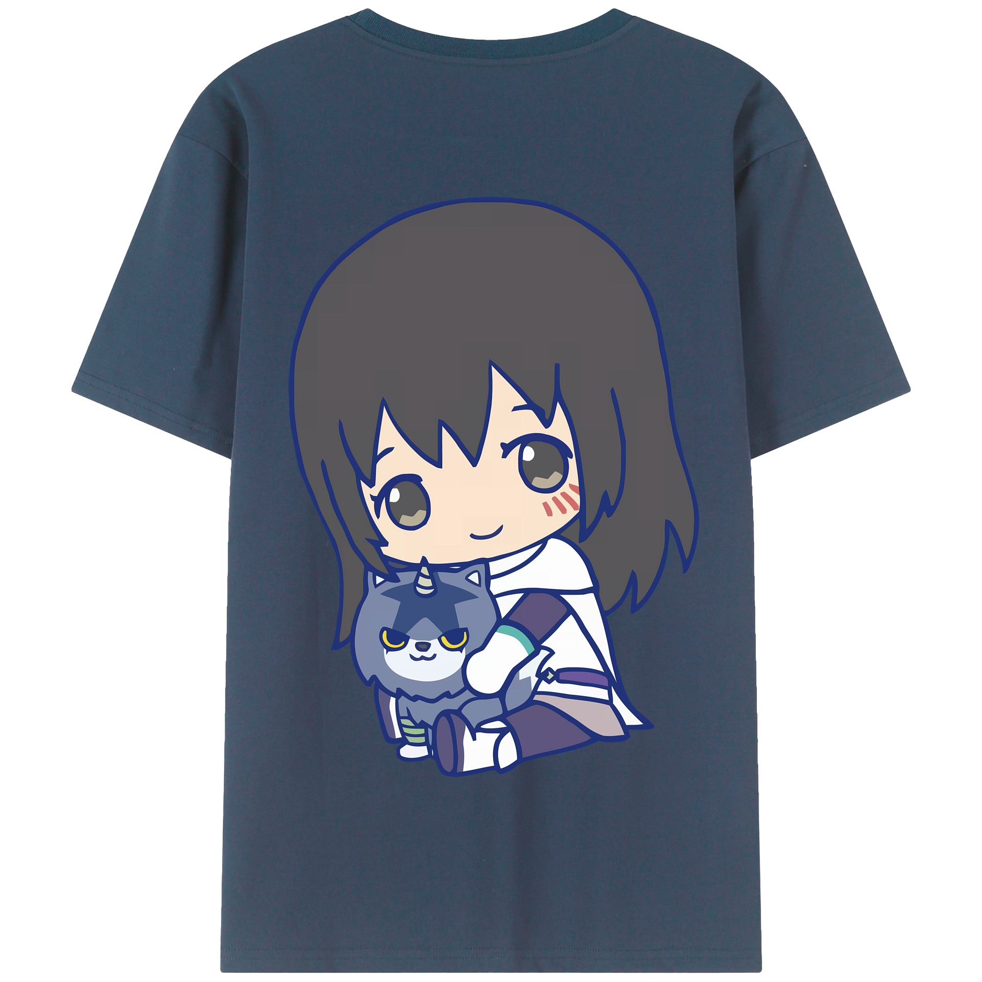 （画像用） 転スラ Regarding Reincarnated to Slime 綿100％半袖Tシャツ（背面プリント）
