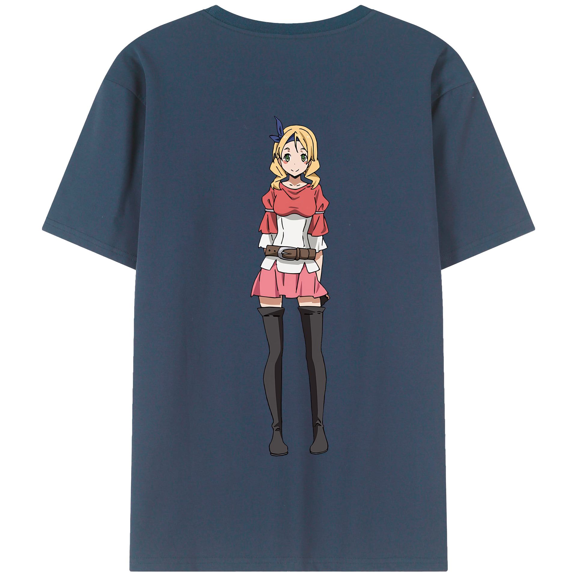 （画像用） 転スラ Regarding Reincarnated to Slime 綿100％半袖Tシャツ（背面プリント）