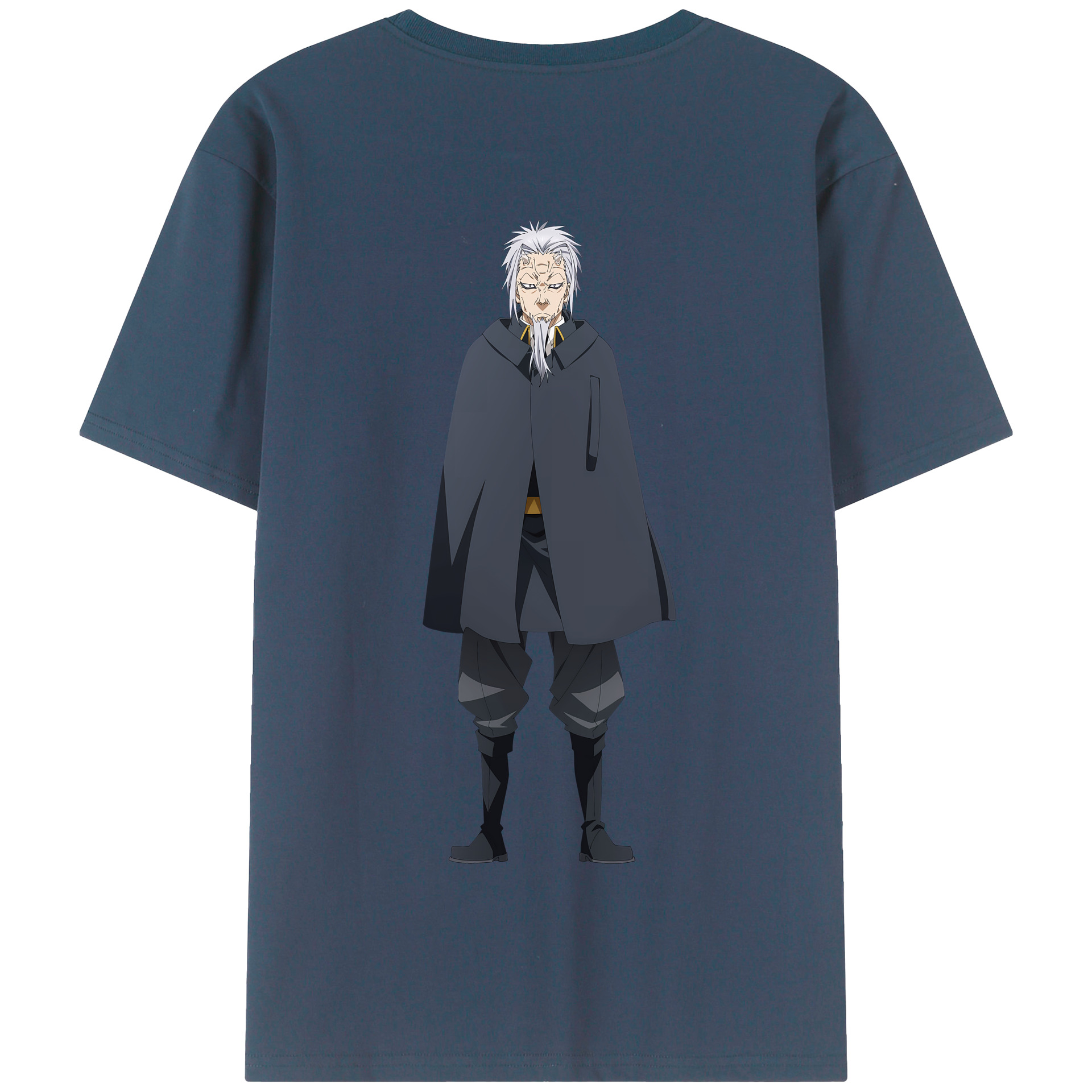 （画像用） 転スラ Regarding Reincarnated to Slime 綿100％半袖Tシャツ（背面プリント）