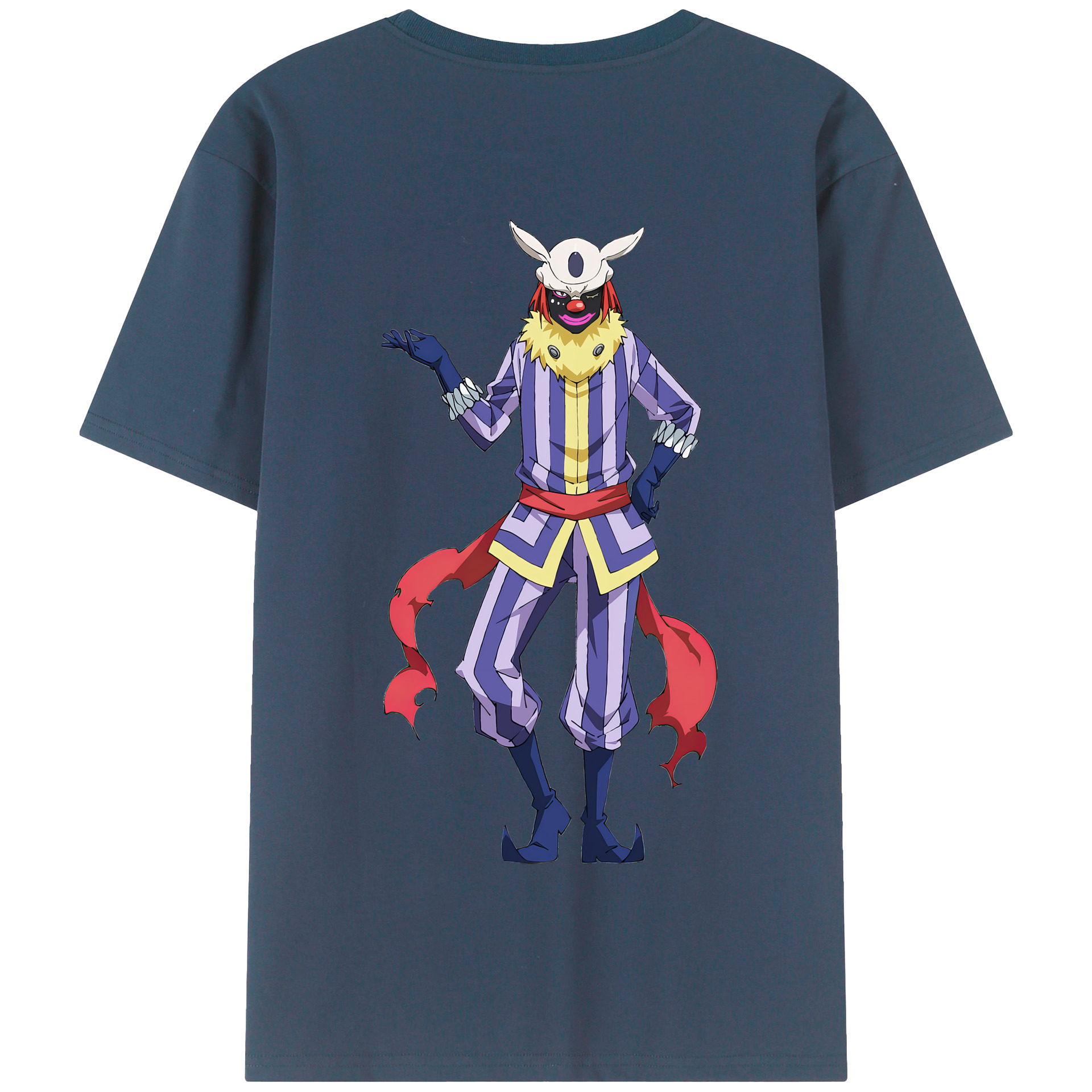 （画像用） 転スラ Regarding Reincarnated to Slime 綿100％半袖Tシャツ（背面プリント）
