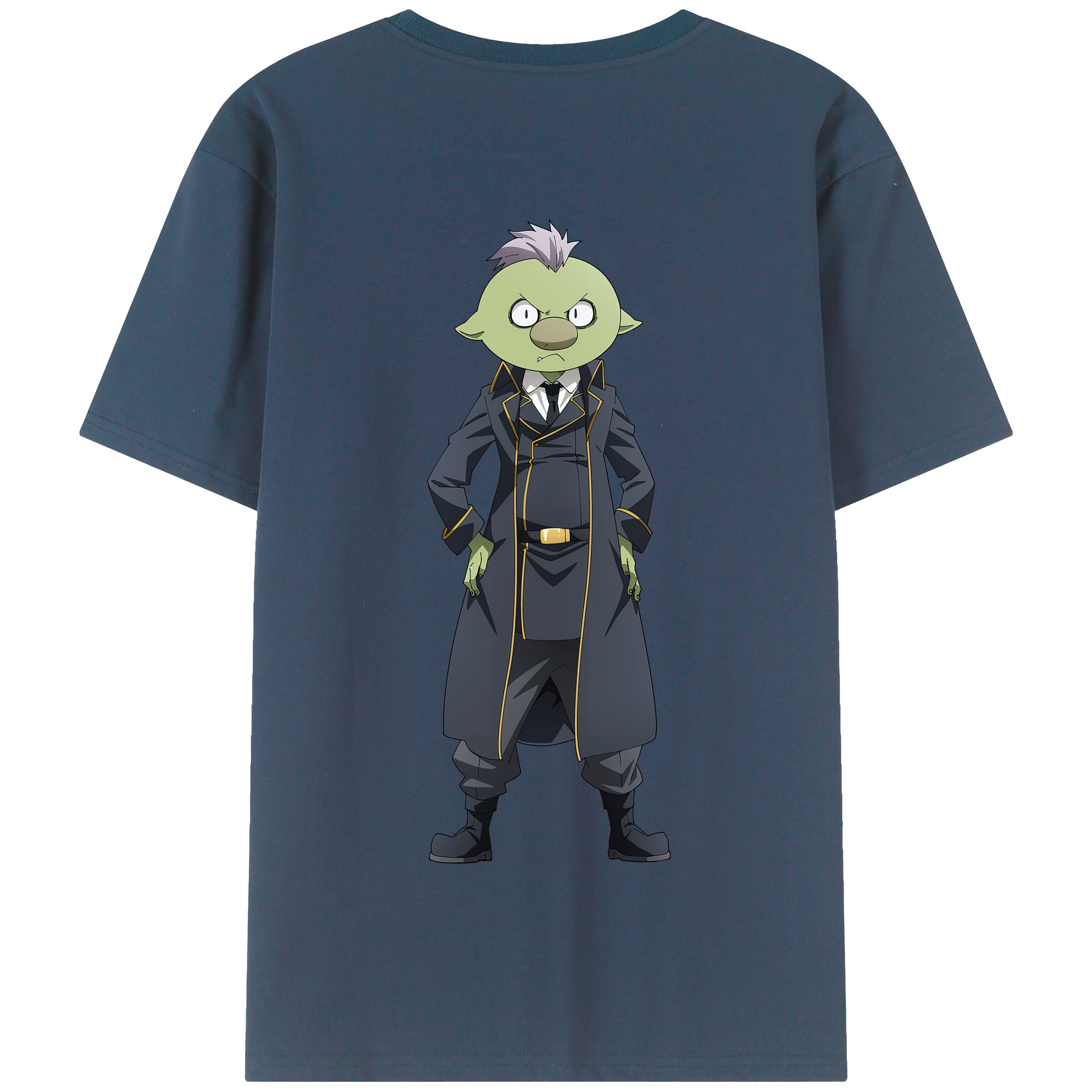 （画像用） 転スラ Regarding Reincarnated to Slime 綿100％半袖Tシャツ（背面プリント）