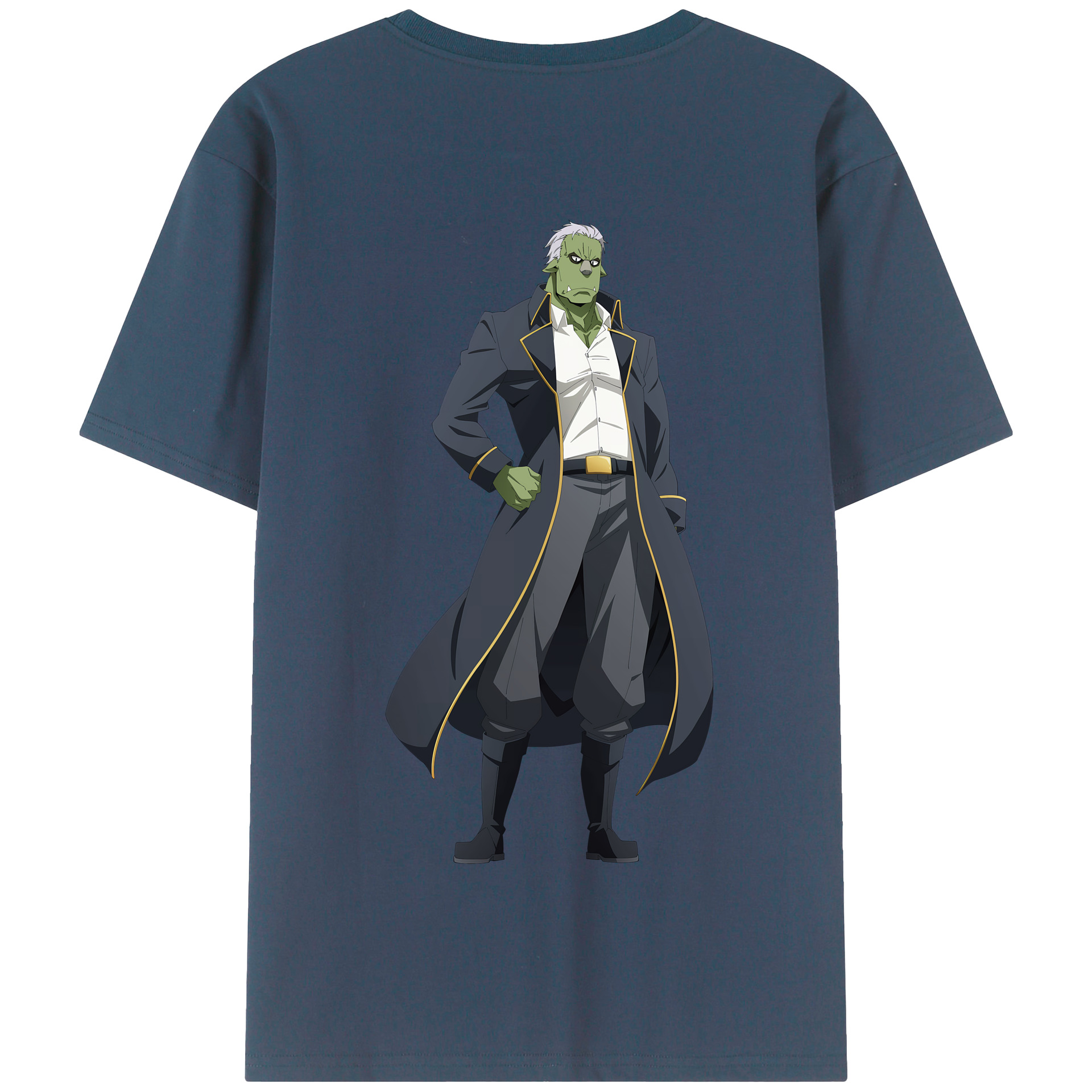 （画像用） 転スラ Regarding Reincarnated to Slime 綿100％半袖Tシャツ（背面プリント）