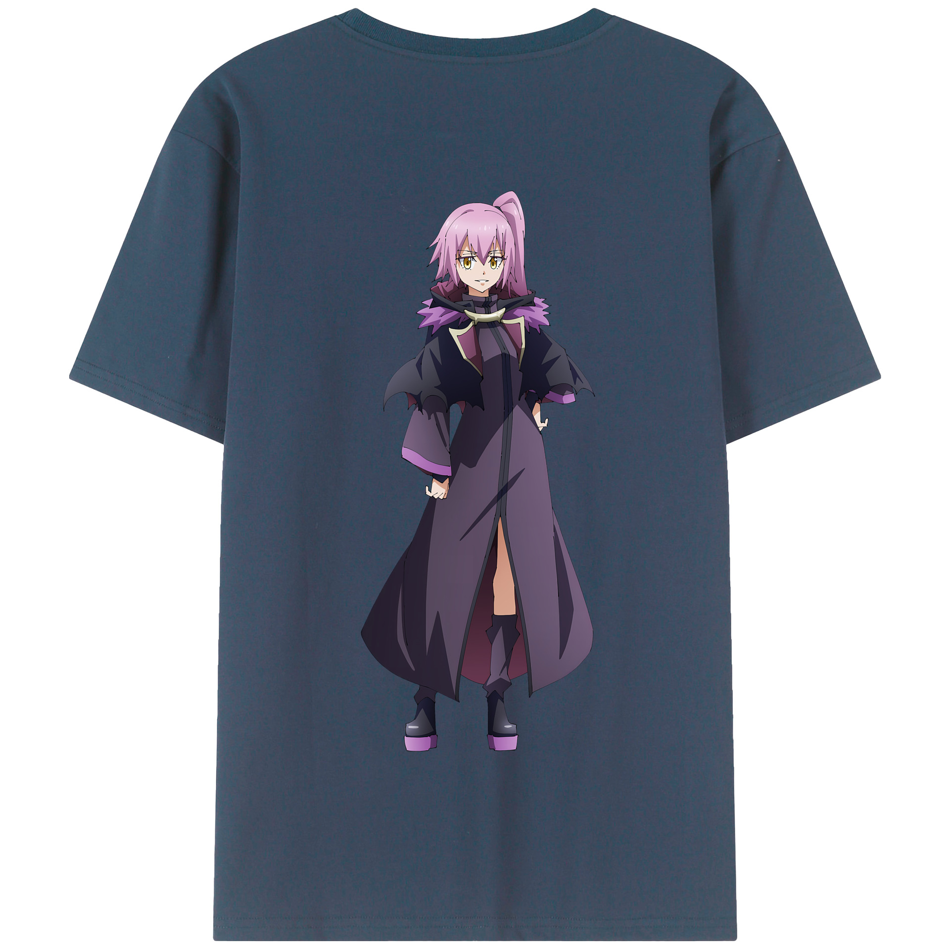 （画像用） 転スラ Regarding Reincarnated to Slime 綿100％半袖Tシャツ（背面プリント）