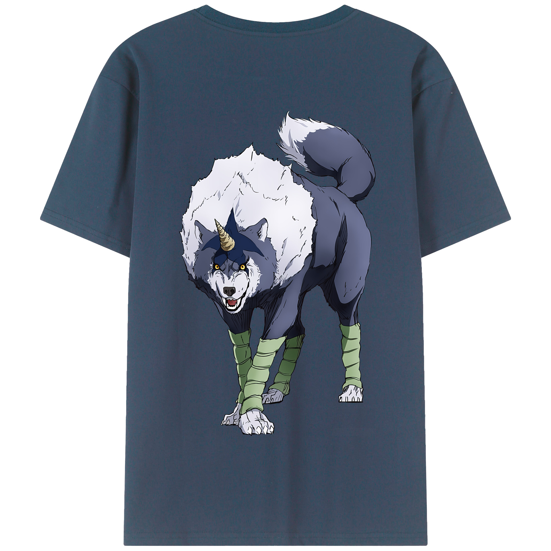 （画像用） 転スラ Regarding Reincarnated to Slime 綿100％半袖Tシャツ（背面プリント）