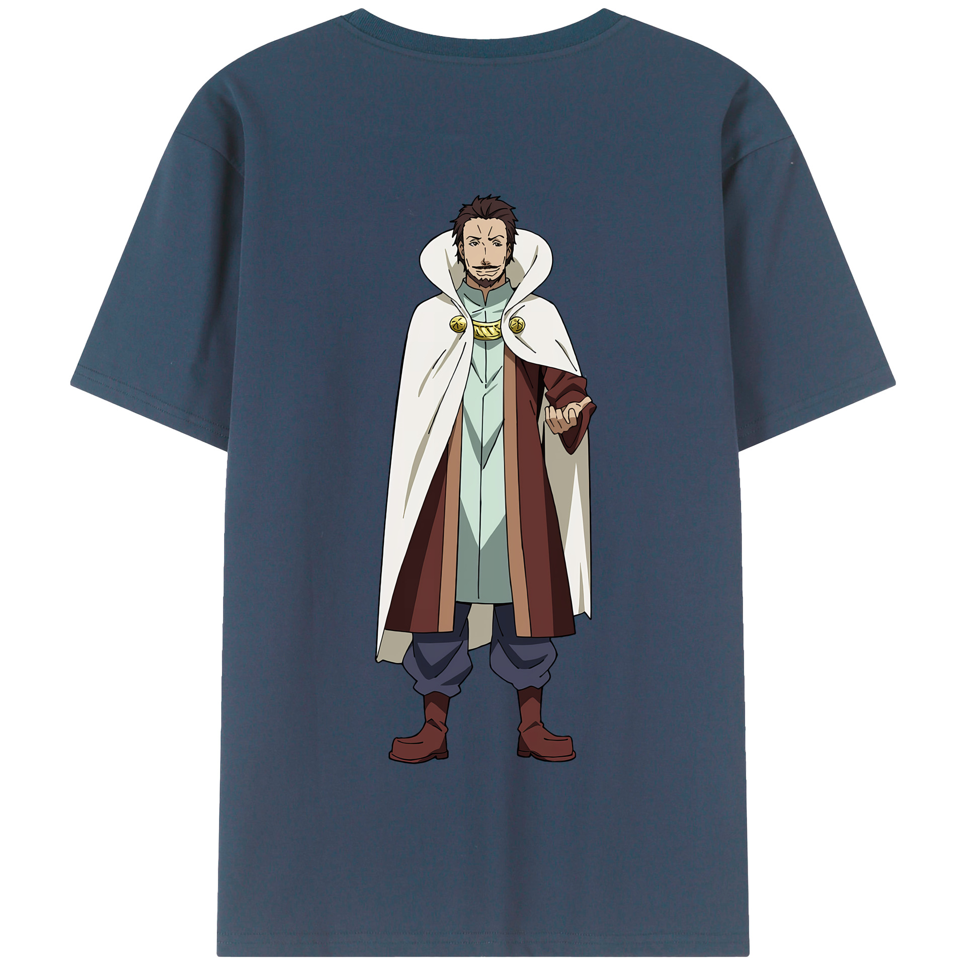 （画像用） 転スラ Regarding Reincarnated to Slime 綿100％半袖Tシャツ（背面プリント）