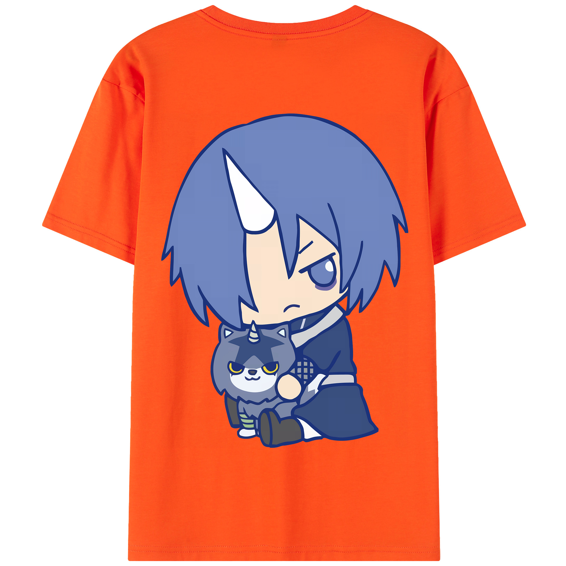 （画像用） 転スラ Regarding Reincarnated to Slime 綿100％半袖Tシャツ（背面プリント）