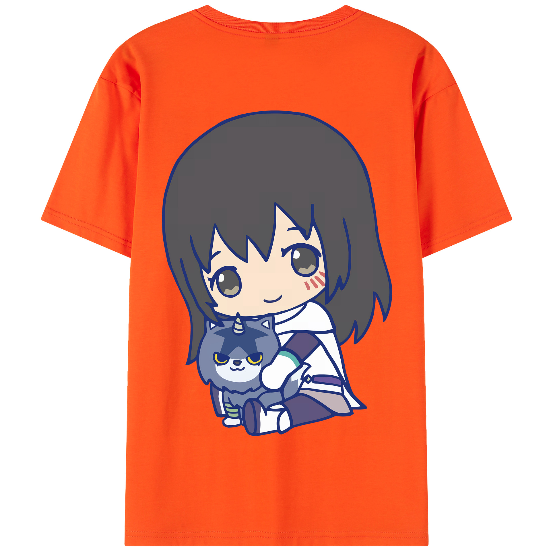 （画像用） 転スラ Regarding Reincarnated to Slime 綿100％半袖Tシャツ（背面プリント）