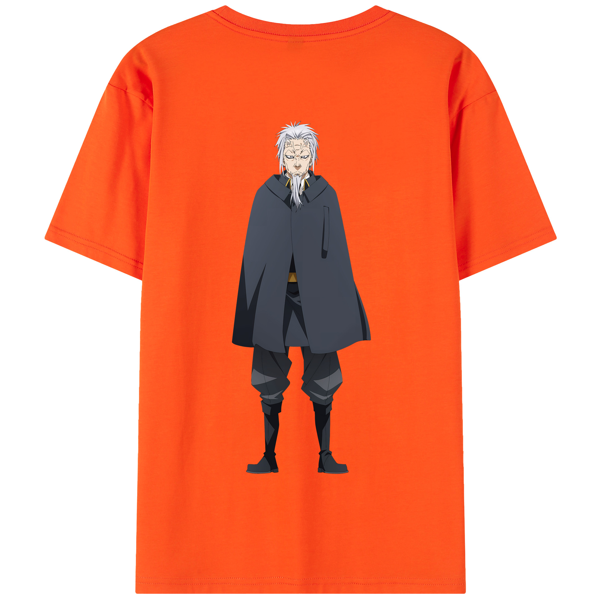 （画像用） 転スラ Regarding Reincarnated to Slime 綿100％半袖Tシャツ（背面プリント）