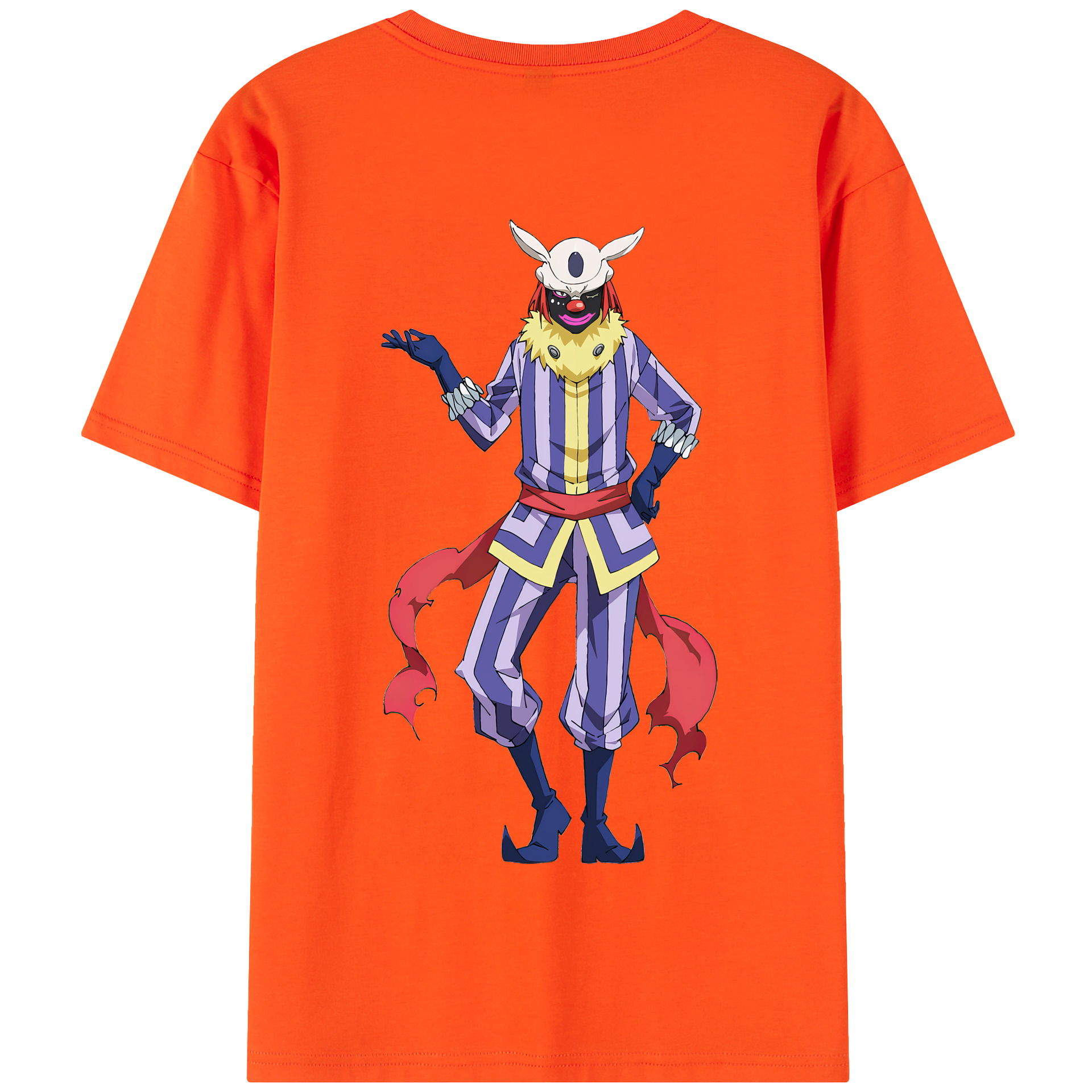 （画像用） 転スラ Regarding Reincarnated to Slime 綿100％半袖Tシャツ（背面プリント）