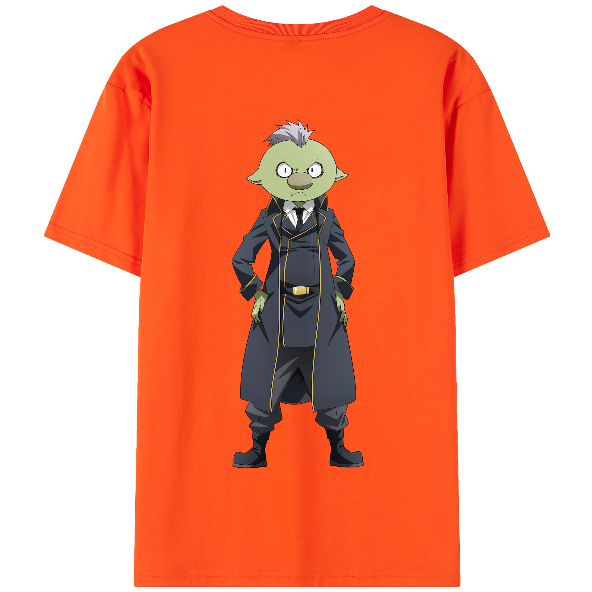 （画像用） 転スラ Regarding Reincarnated to Slime 綿100％半袖Tシャツ（背面プリント）