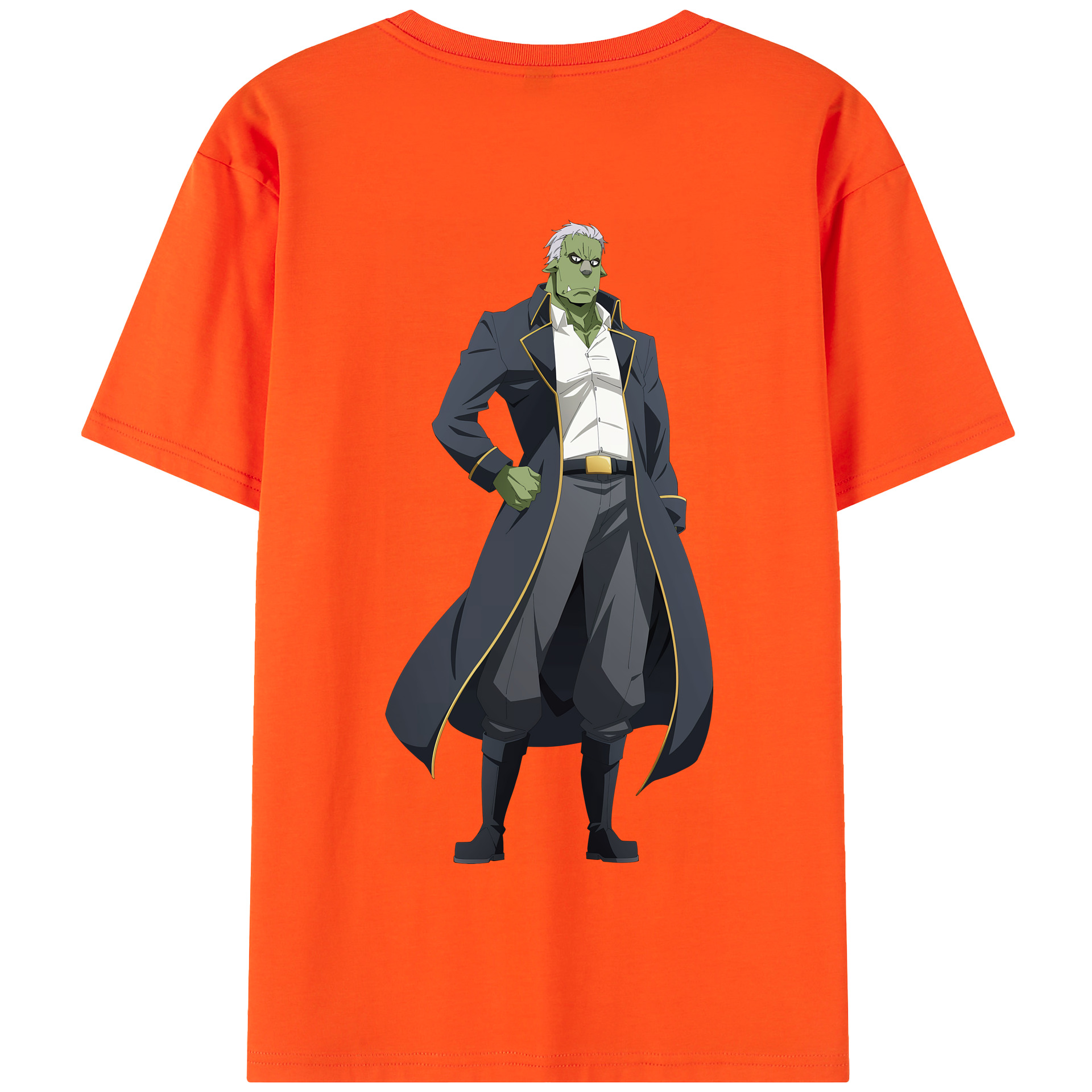 （画像用） 転スラ Regarding Reincarnated to Slime 綿100％半袖Tシャツ（背面プリント）