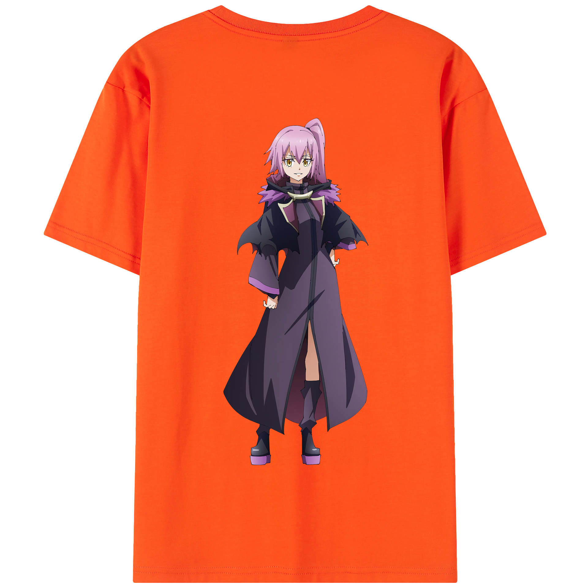 （画像用） 転スラ Regarding Reincarnated to Slime 綿100％半袖Tシャツ（背面プリント）