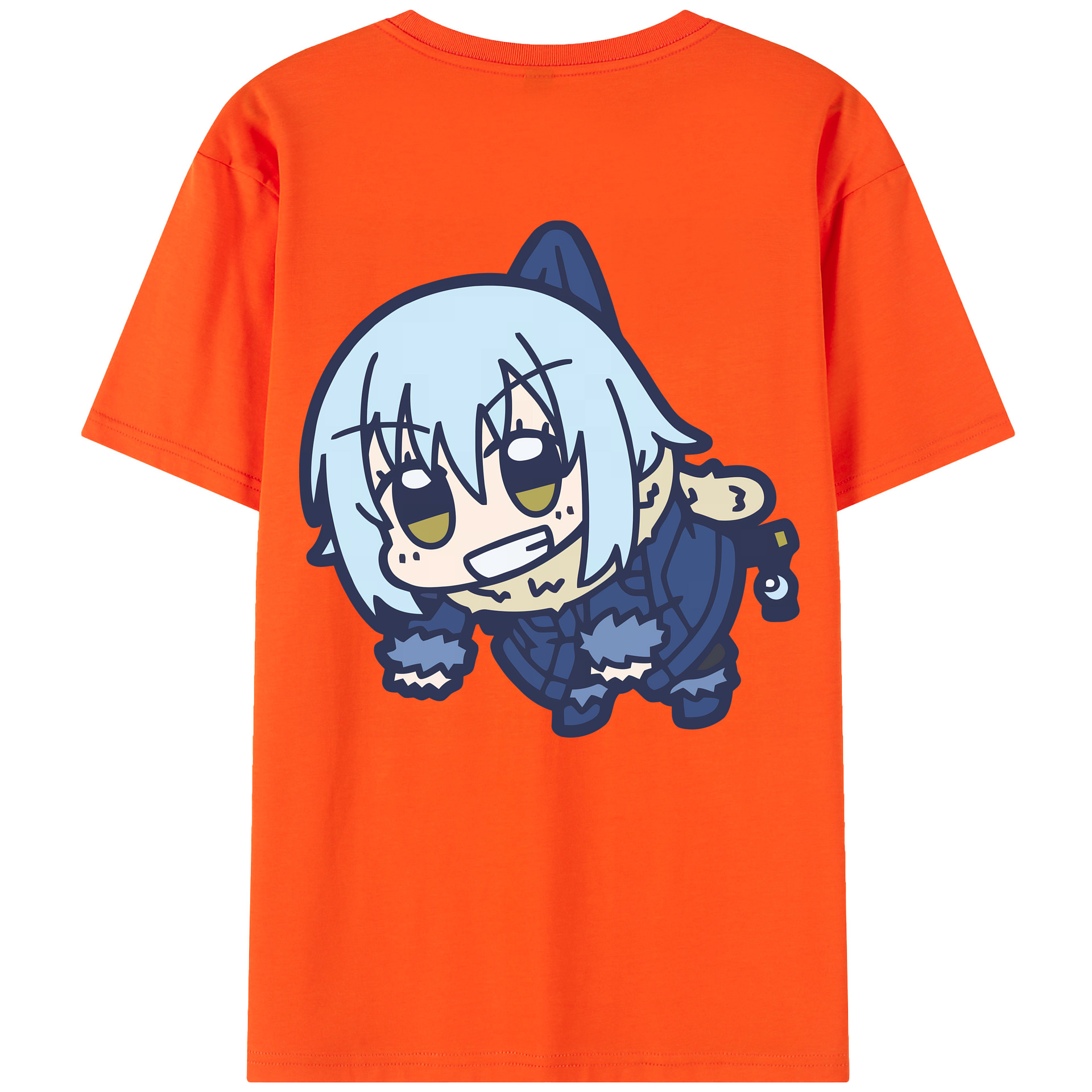 （画像用） 転スラ Regarding Reincarnated to Slime 綿100％半袖Tシャツ（背面プリント）
