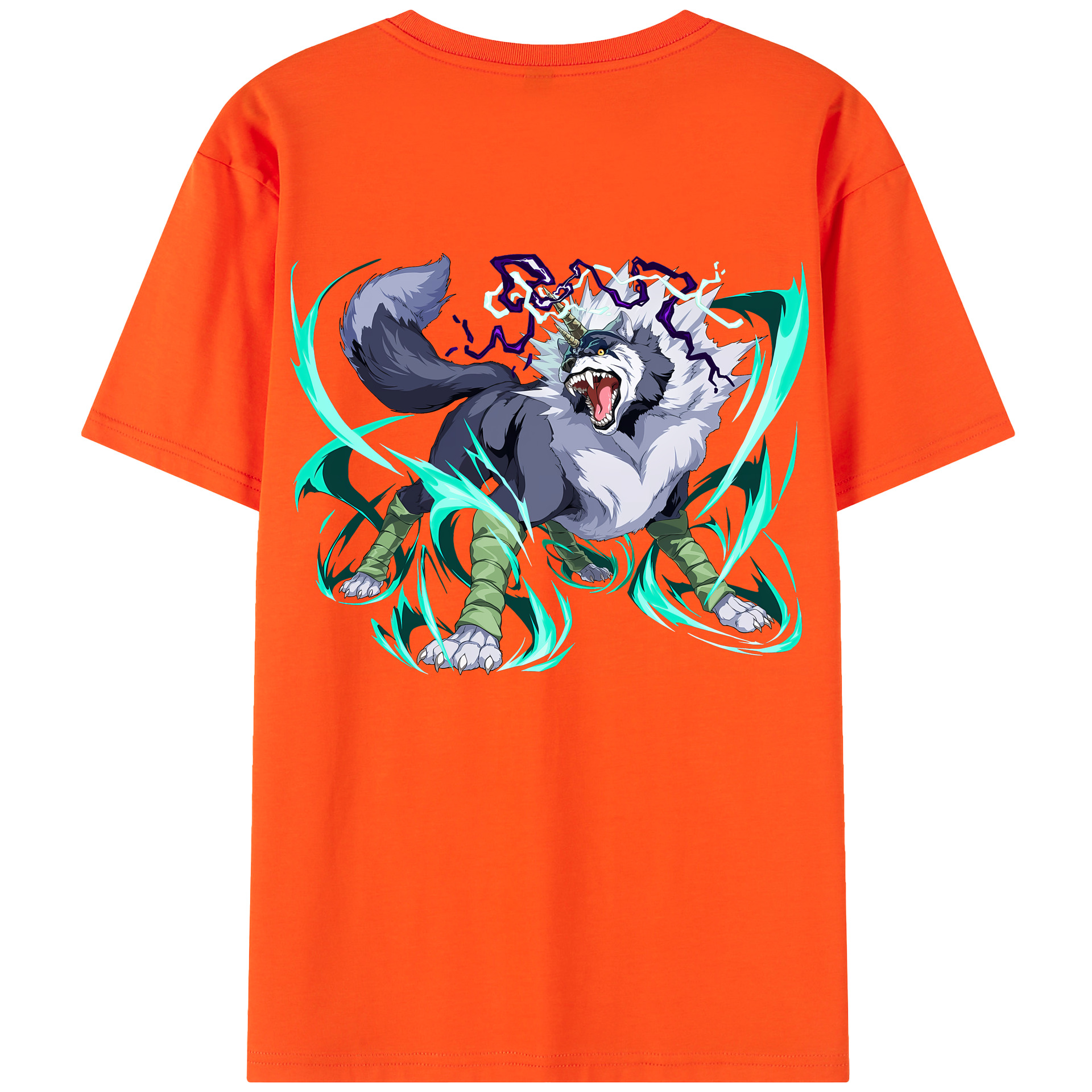（画像用） 転スラ Regarding Reincarnated to Slime 綿100％半袖Tシャツ（背面プリント）